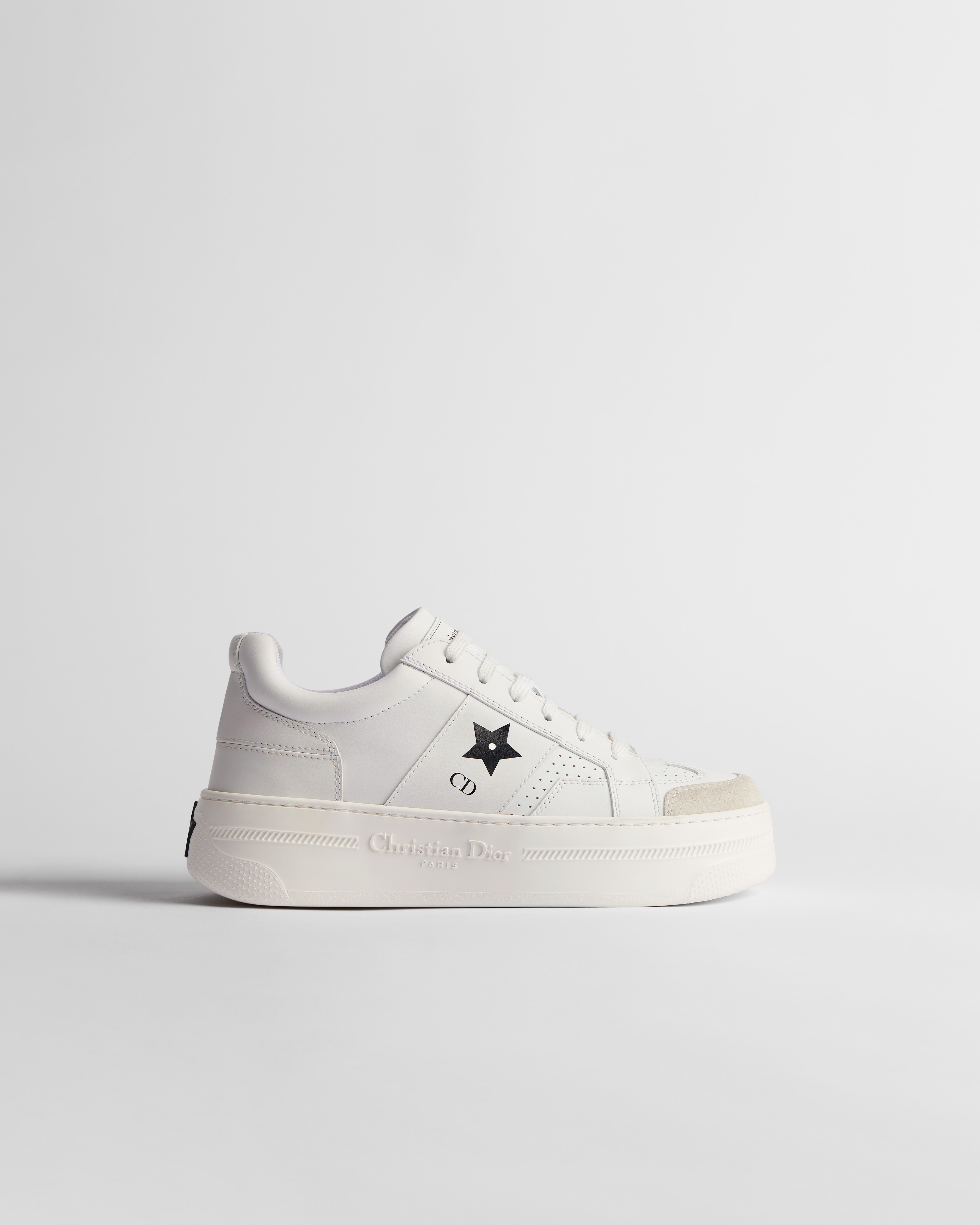 Dior Star プラットフォームスニーカー カーフスキン & スエードカーフスキン E02