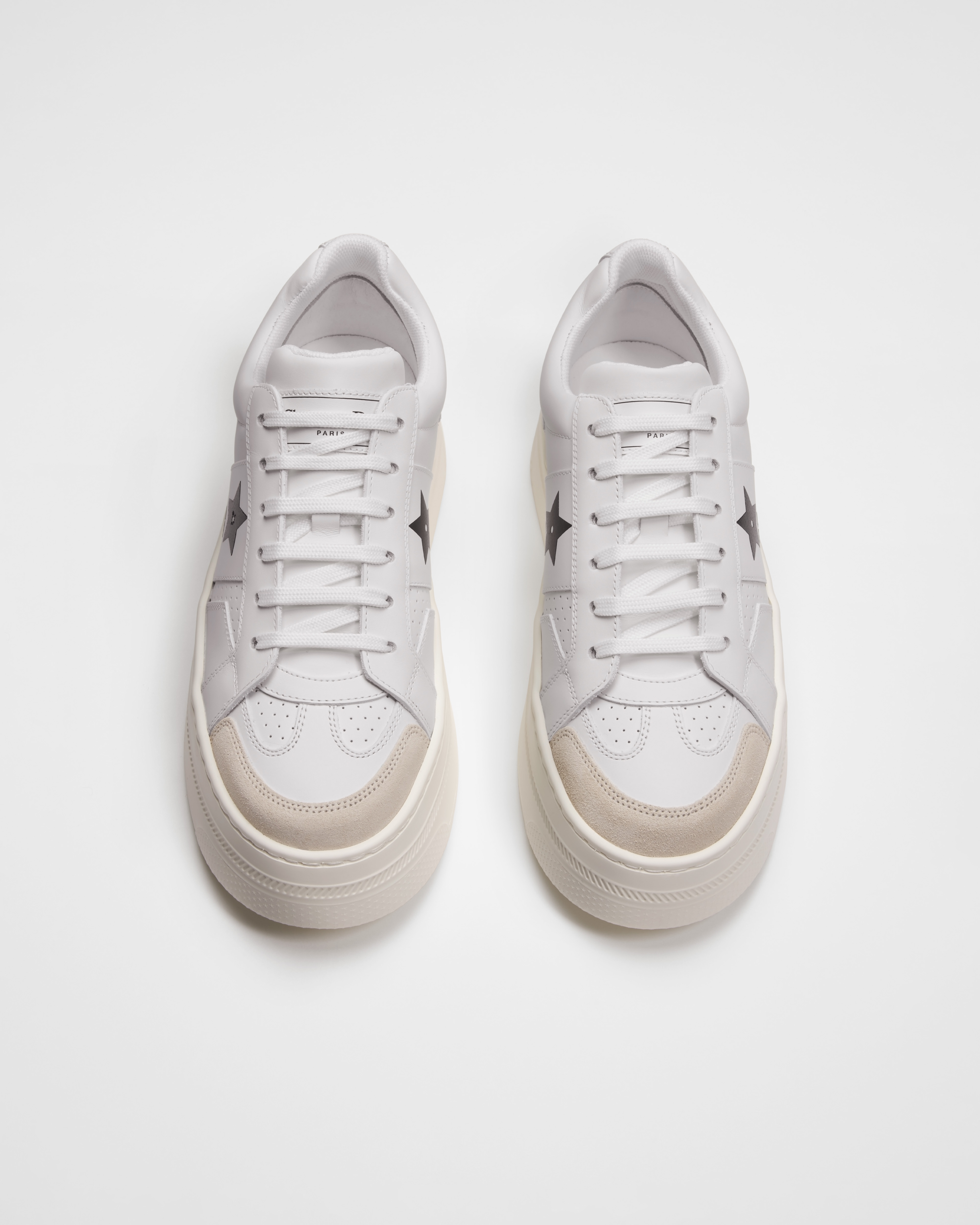 Dior Star プラットフォームスニーカー カーフスキン & スエードカーフスキン E06