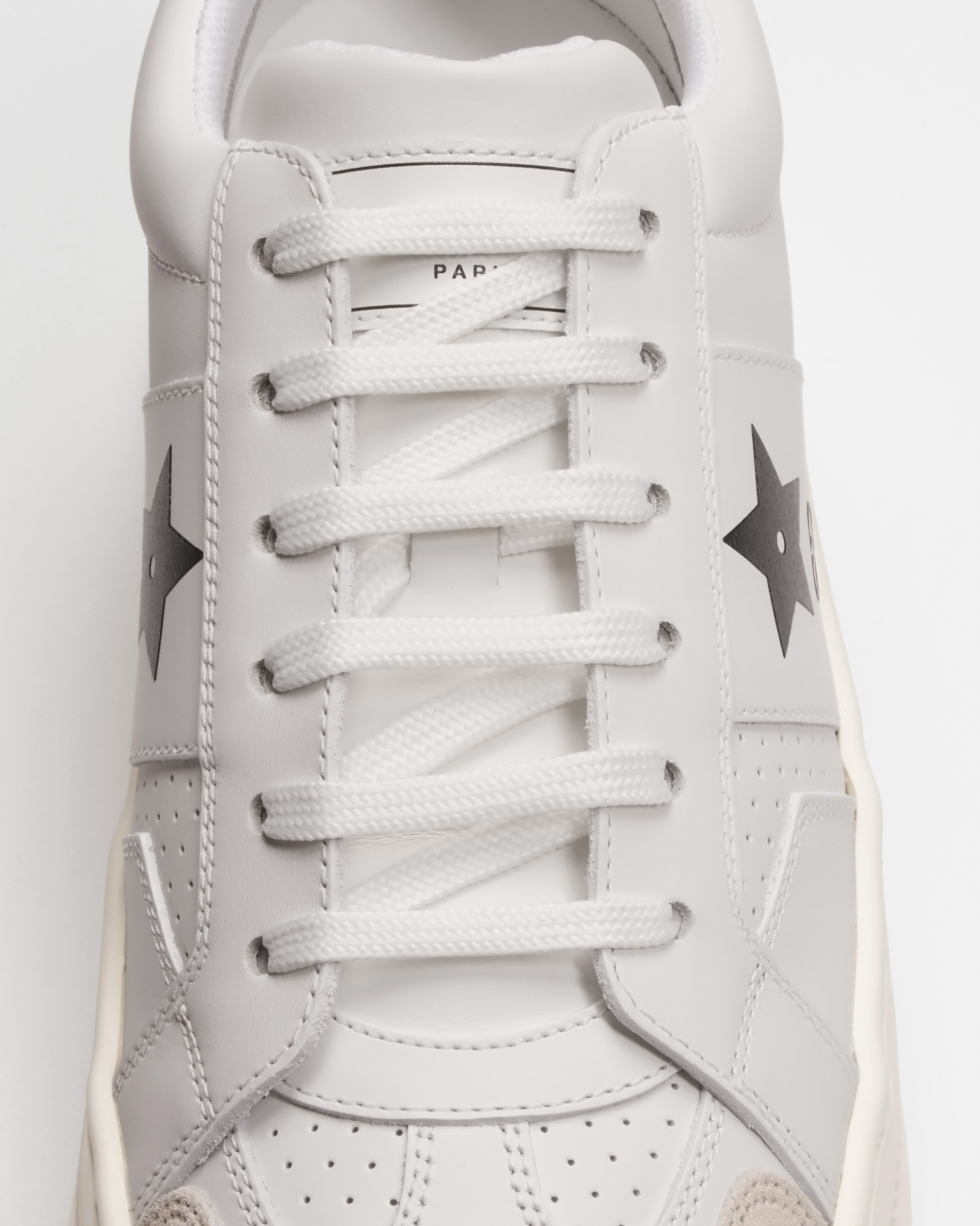 Dior Star Platform Sneaker White Calfskin and Suede Calfskin E12