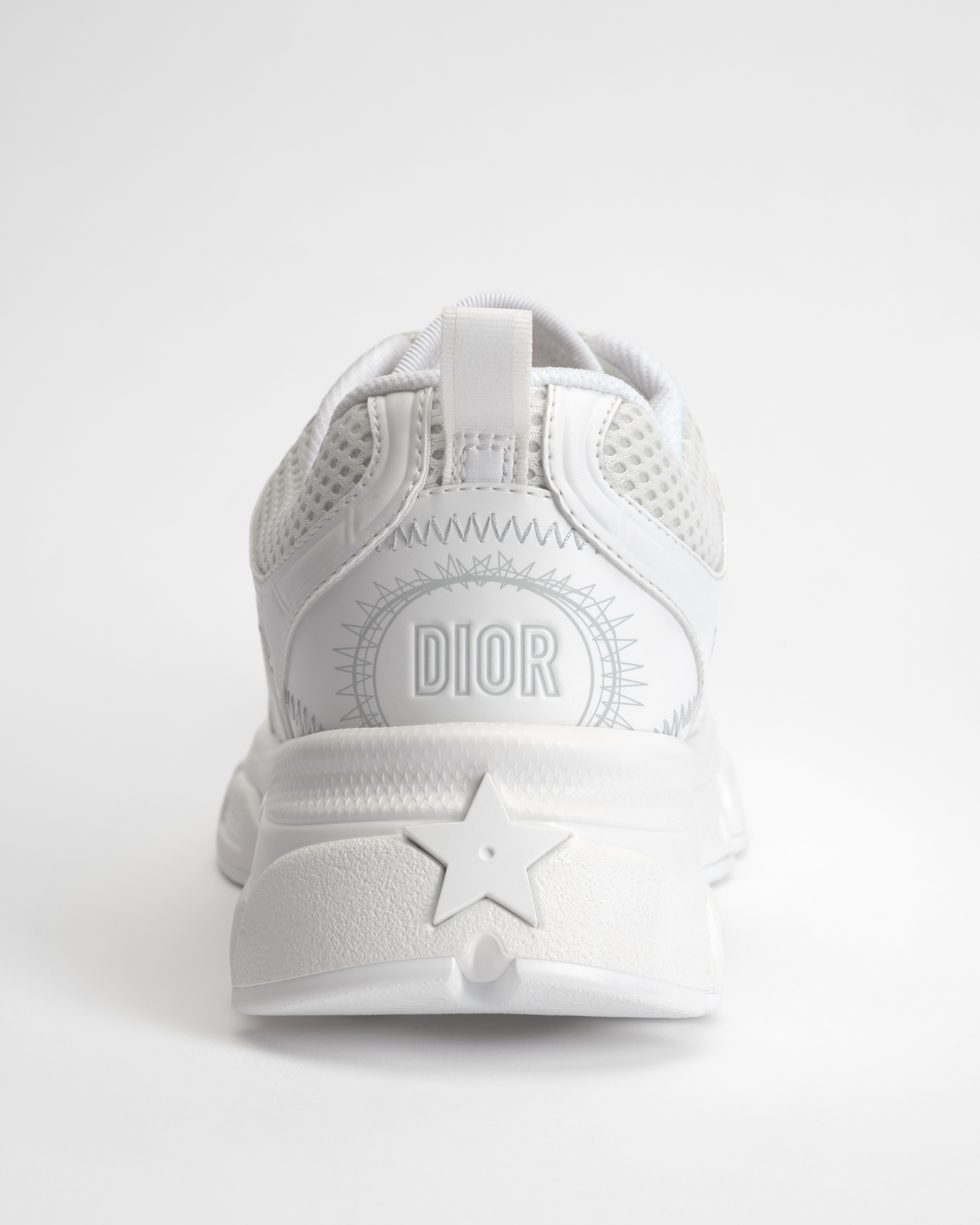Dior Chrono-sneaker Mesh en witte panelen in leerlook E08
