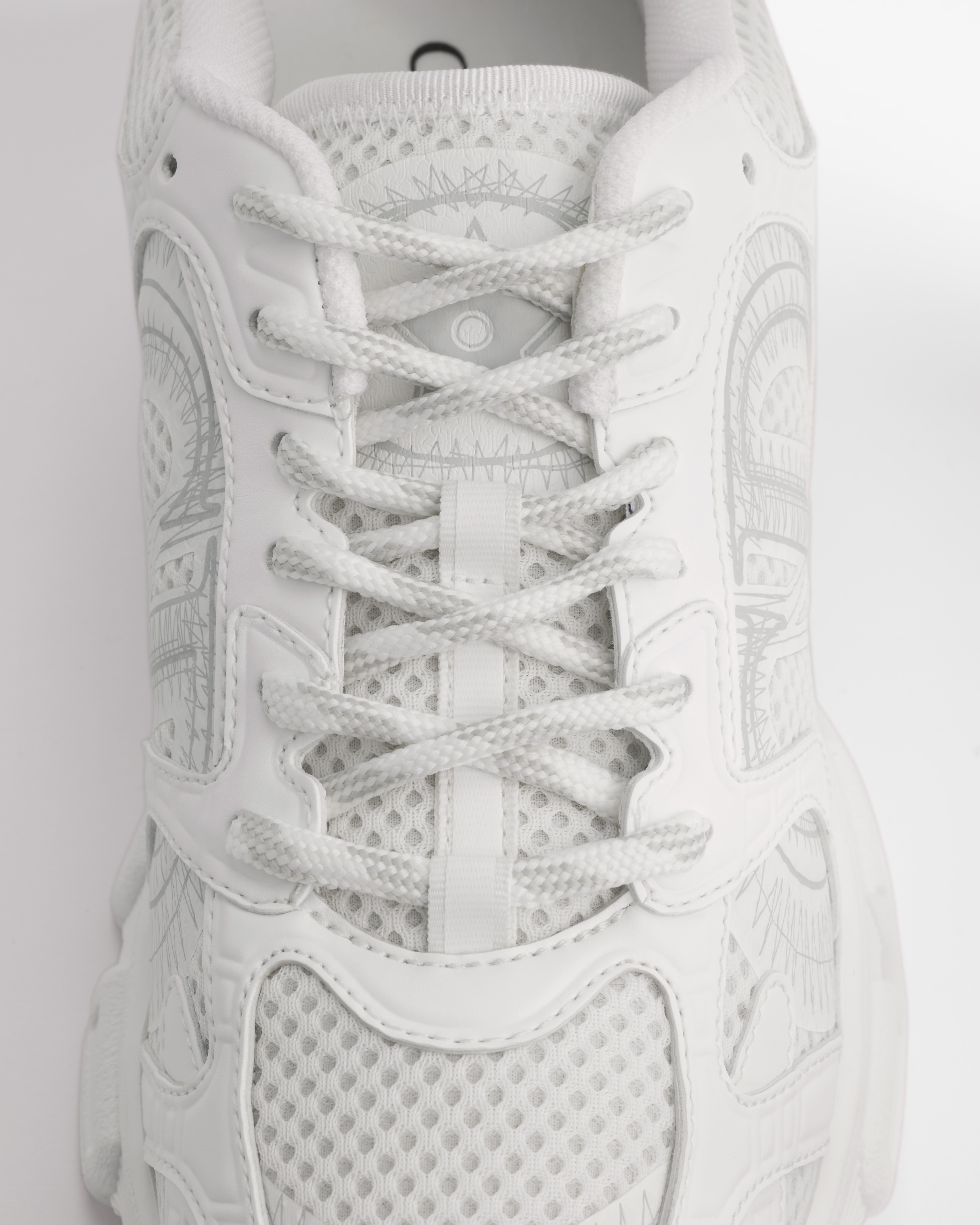 Dior Chrono-sneaker Mesh en witte panelen in leerlook E11