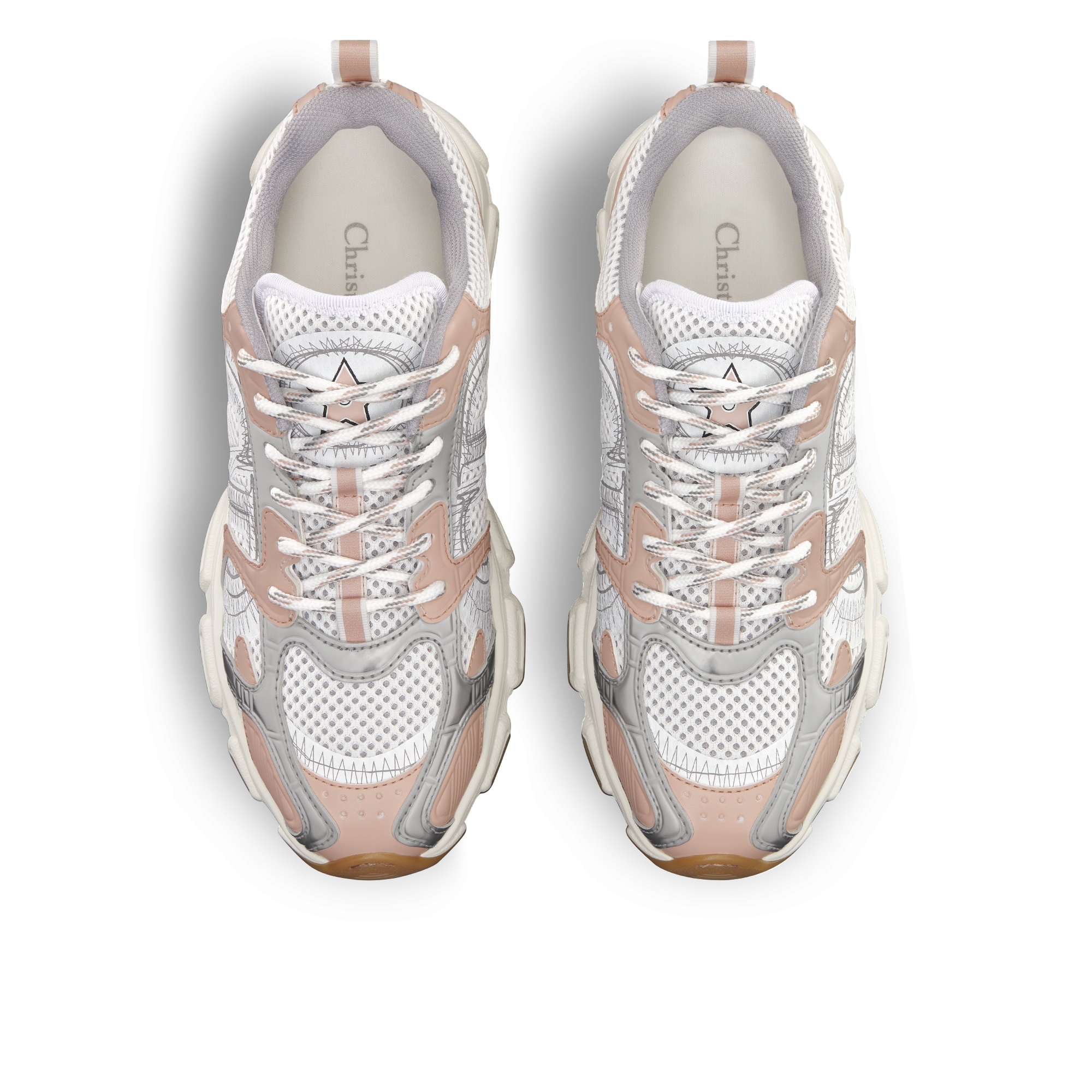 CD CHRONO SNEAKER WHITE MESH FABRIC