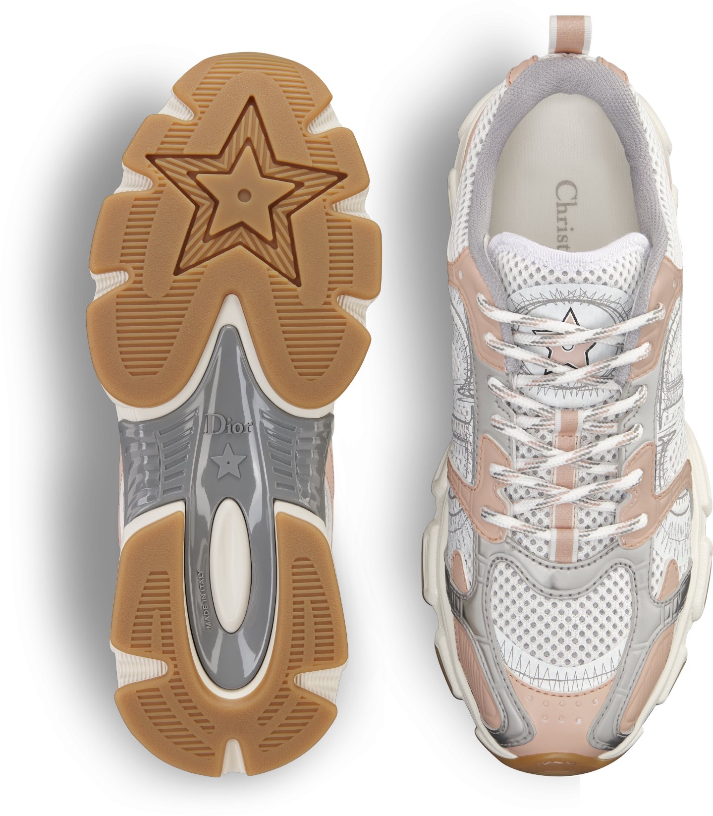 Dior Chrono Sneaker Unfolded view