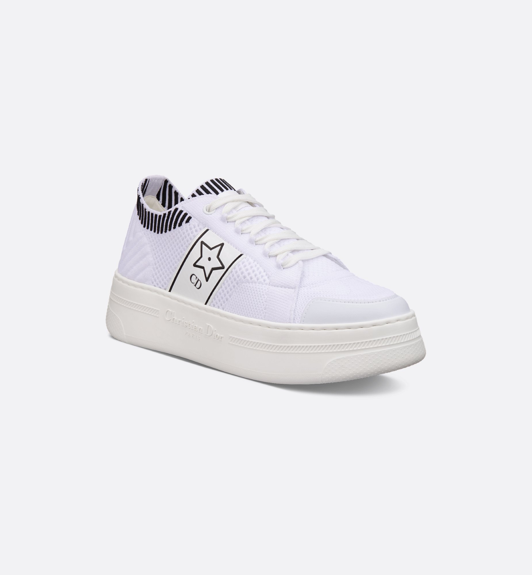 Dior Star Platform Sneaker White Technical Mesh | DIOR Dior Star Platform Sneaker White Technical Mesh | DIOR