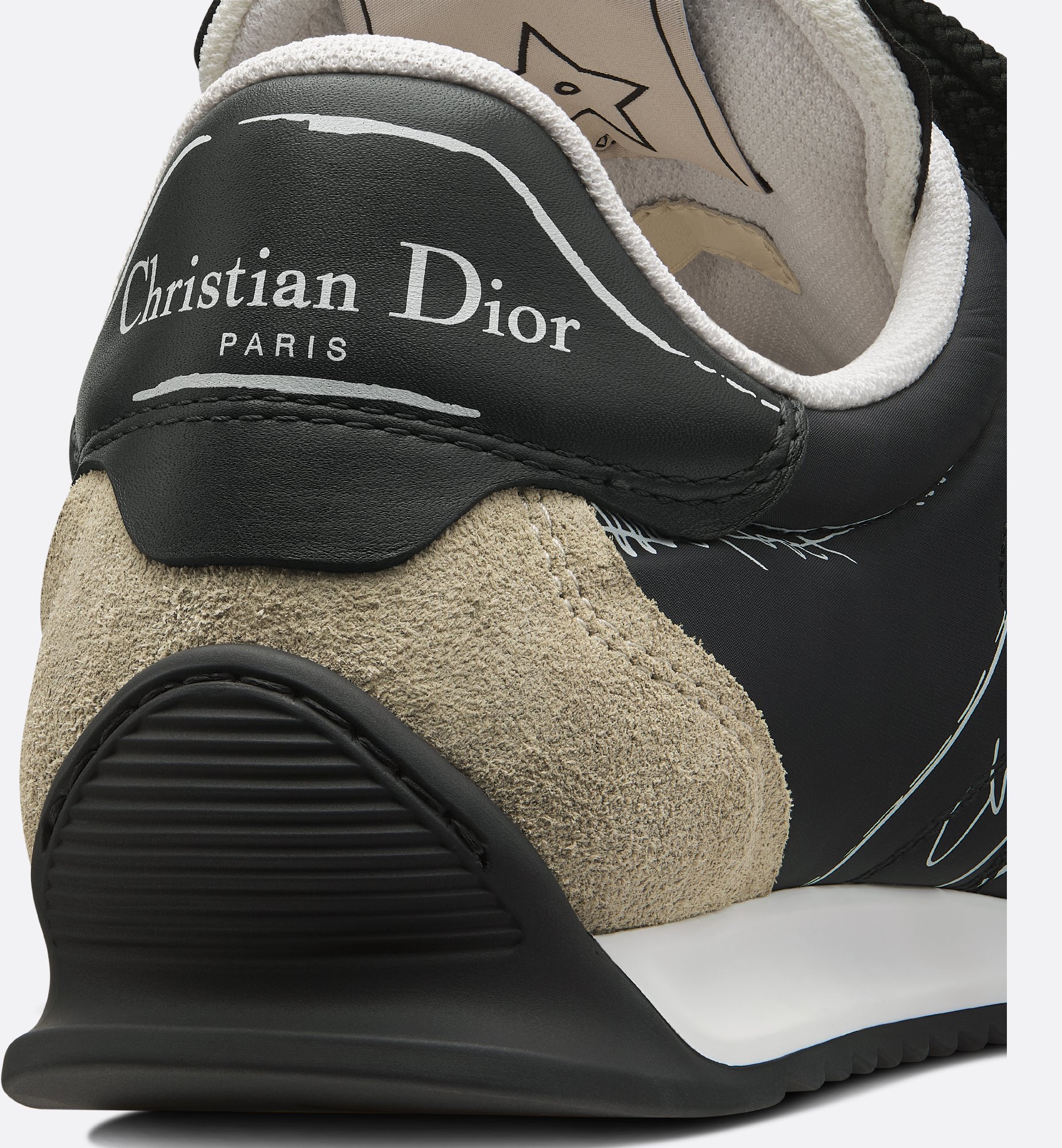 D-Sketch Sneaker Black Nylon and Calfskin | DIOR D-Sketch Sneaker Black Nylon and Calfskin | DIOR