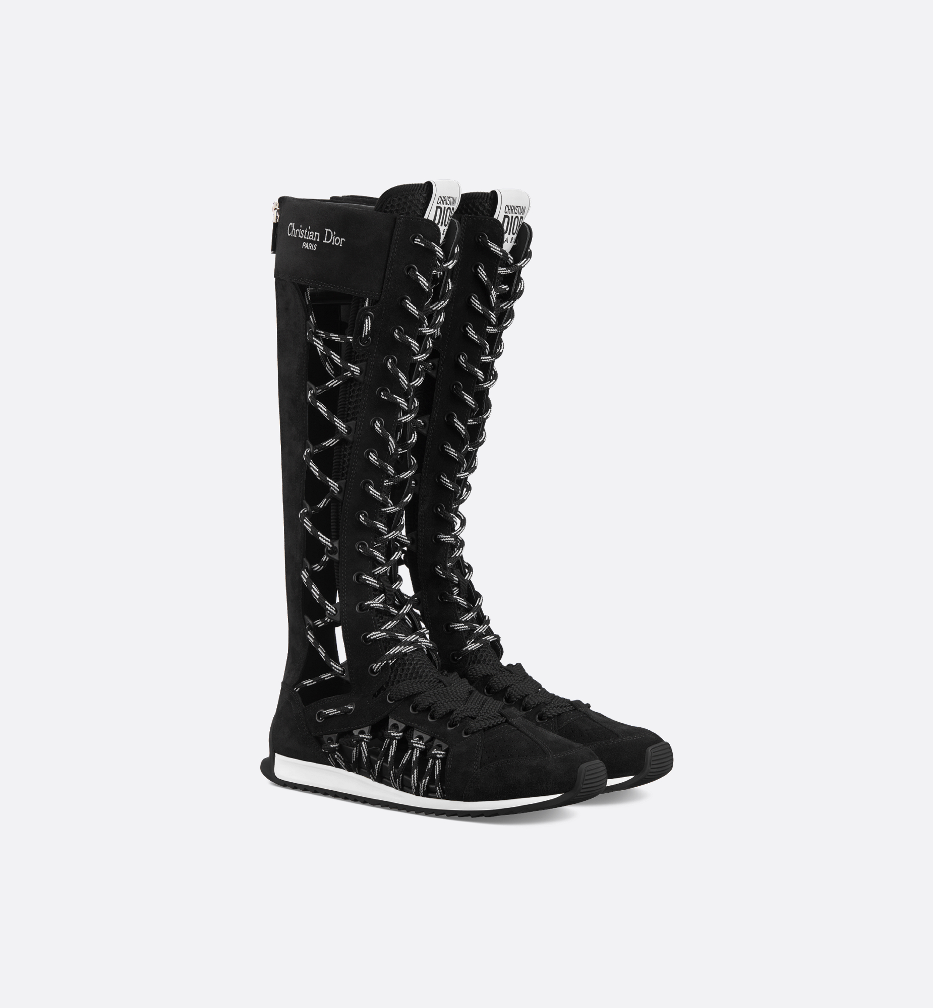 DIOR | Get Dior ニーハイスニーカー スエードカーフスキン DIOR | Get Dior ニーハイスニーカー スエードカーフスキン