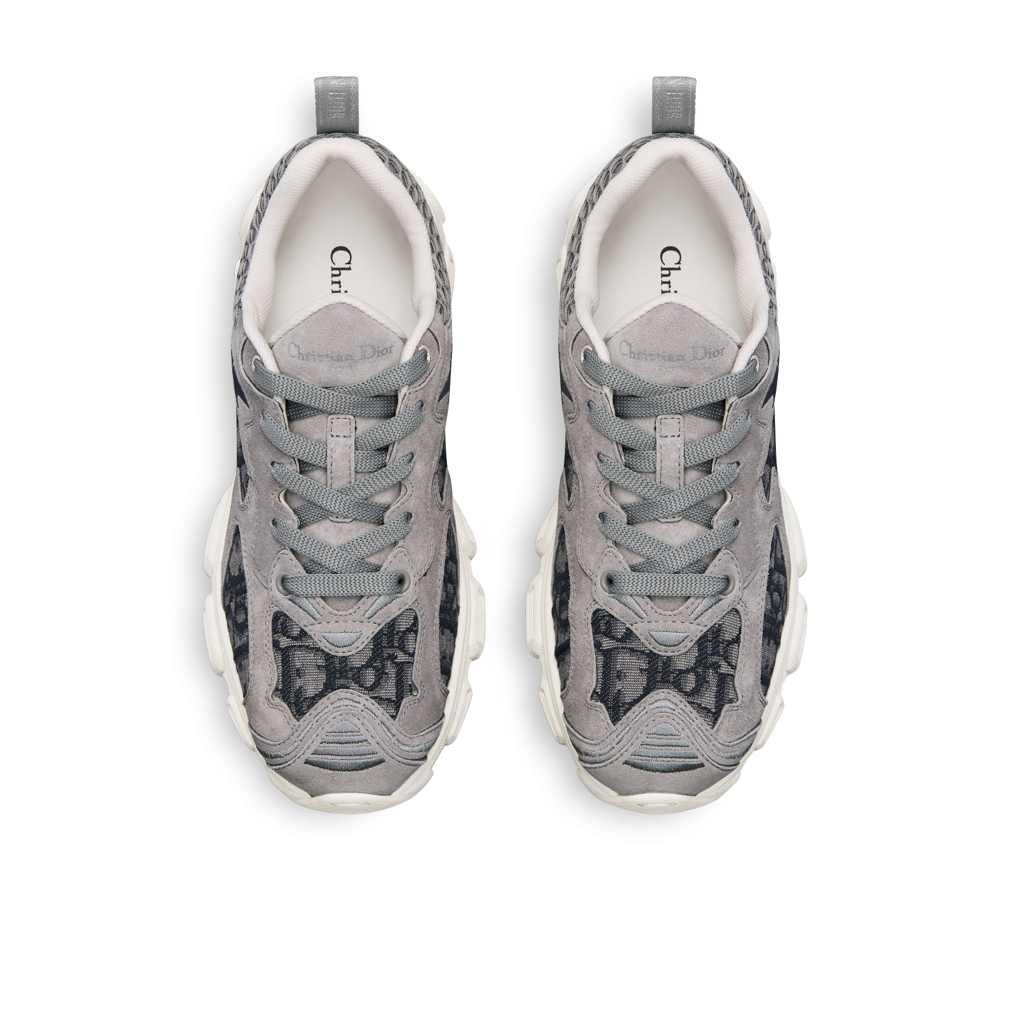 Dior Vibe スニーカー ディオール オブリーク エンブロイダリー コットン・メッシュ・スエードカーフスキン E06