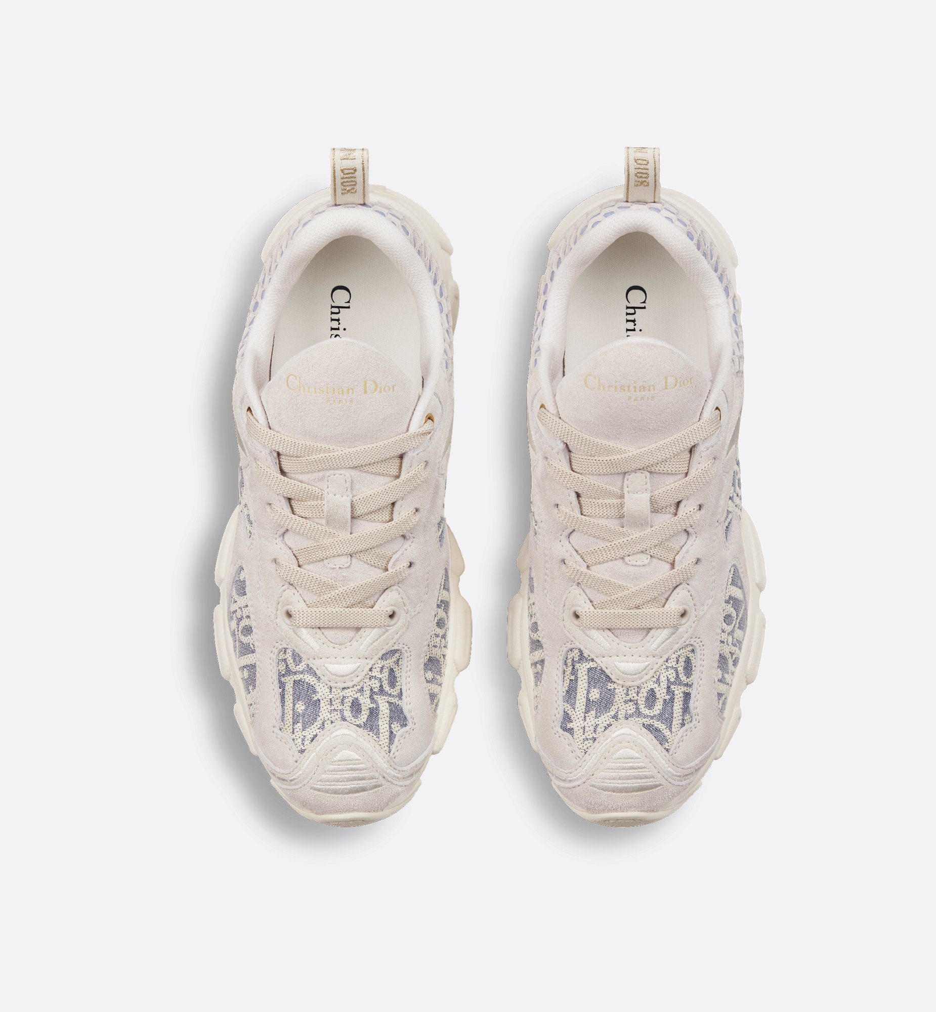 Dior Vibe Sneaker Chambray Blue Jacquard with Raffia Dior Dior Vibe Sneaker Chambray Blue Jacquard with Raffia Dior