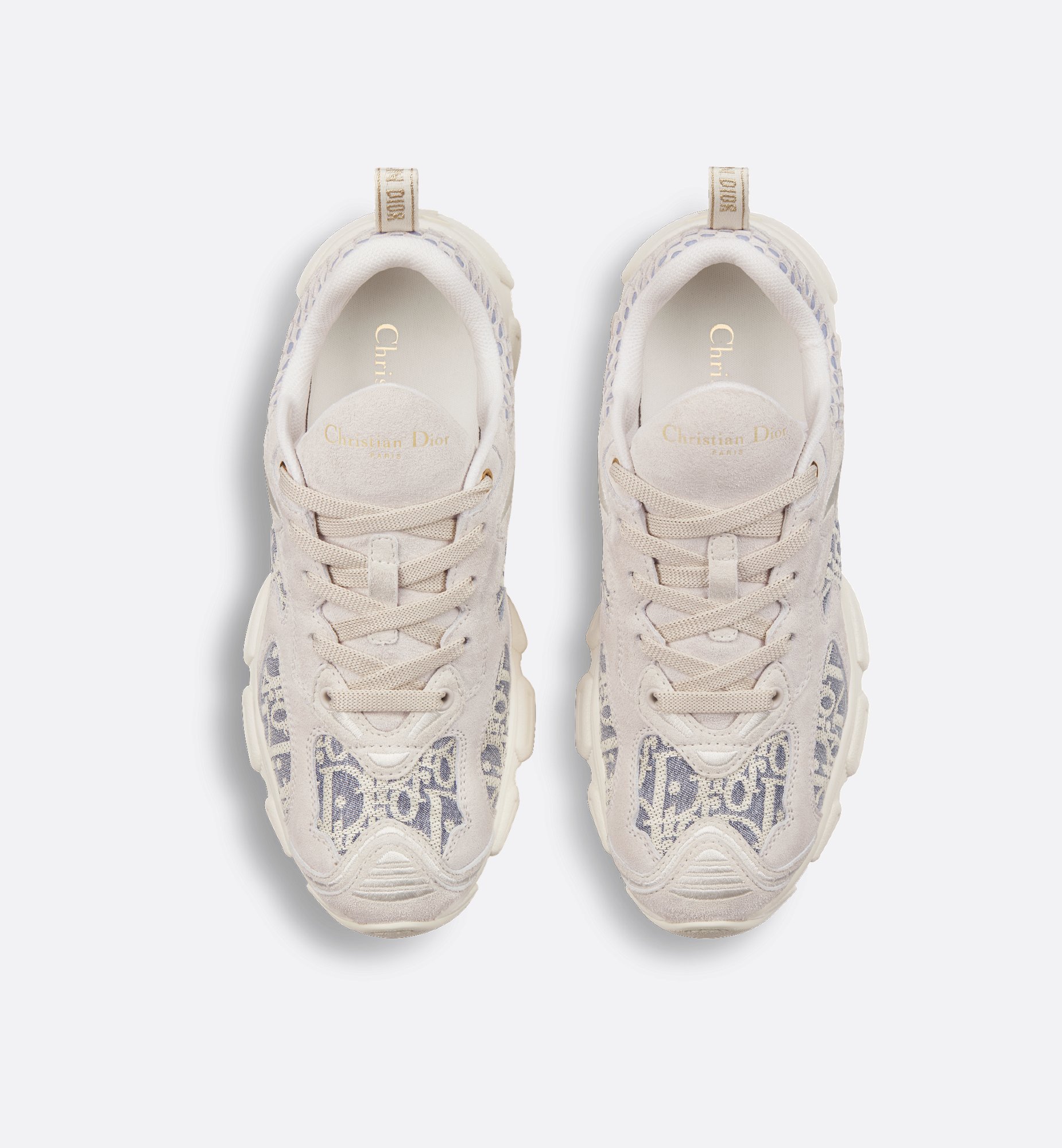 Dior Vibe Sneaker Chambray Blue Jacquard with Raffia Dior Dior Vibe Sneaker Chambray Blue Jacquard with Raffia Dior