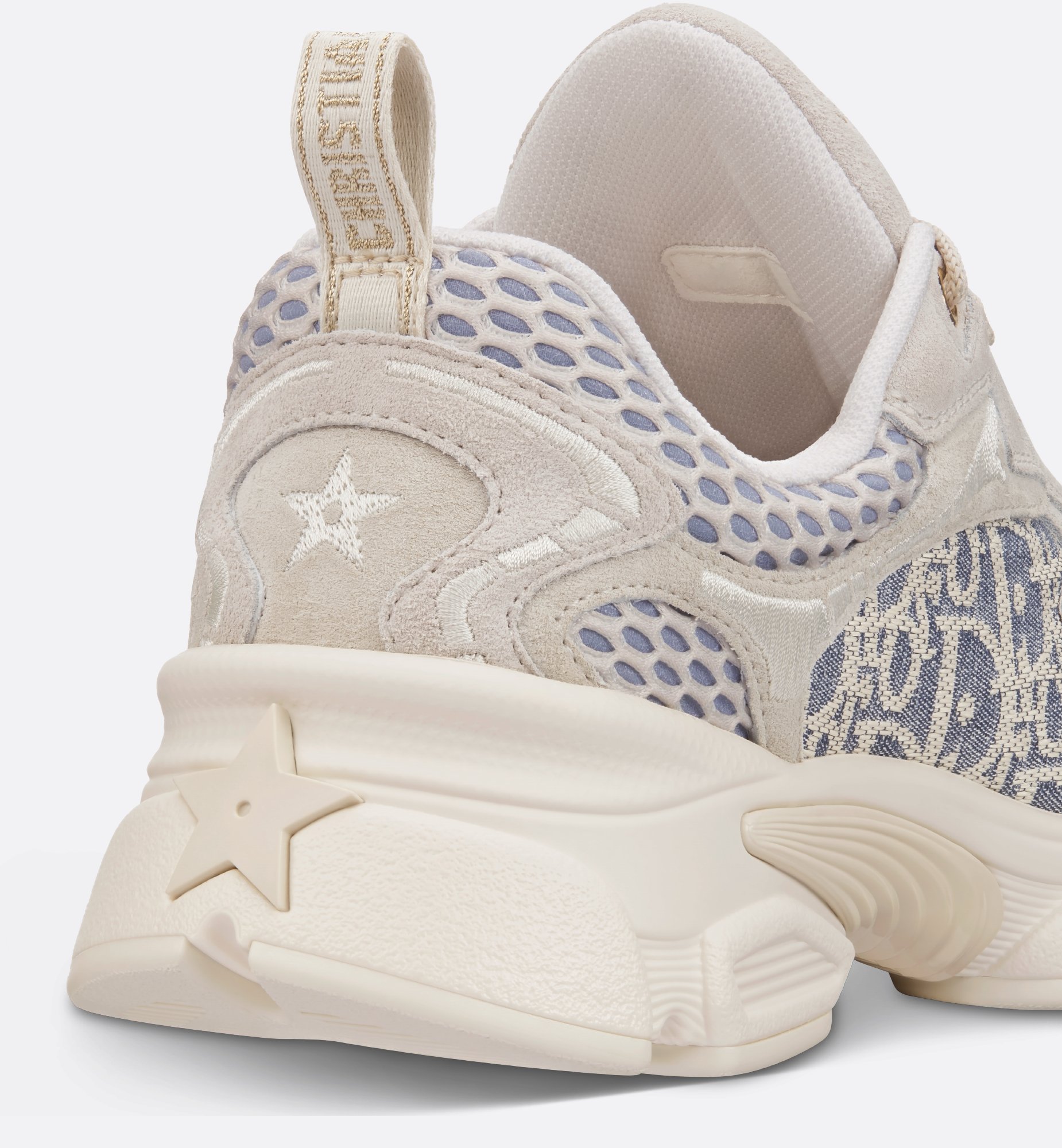 Dior Vibe Sneaker Chambray Blue Jacquard with Raffia Dior Dior Vibe Sneaker Chambray Blue Jacquard with Raffia Dior