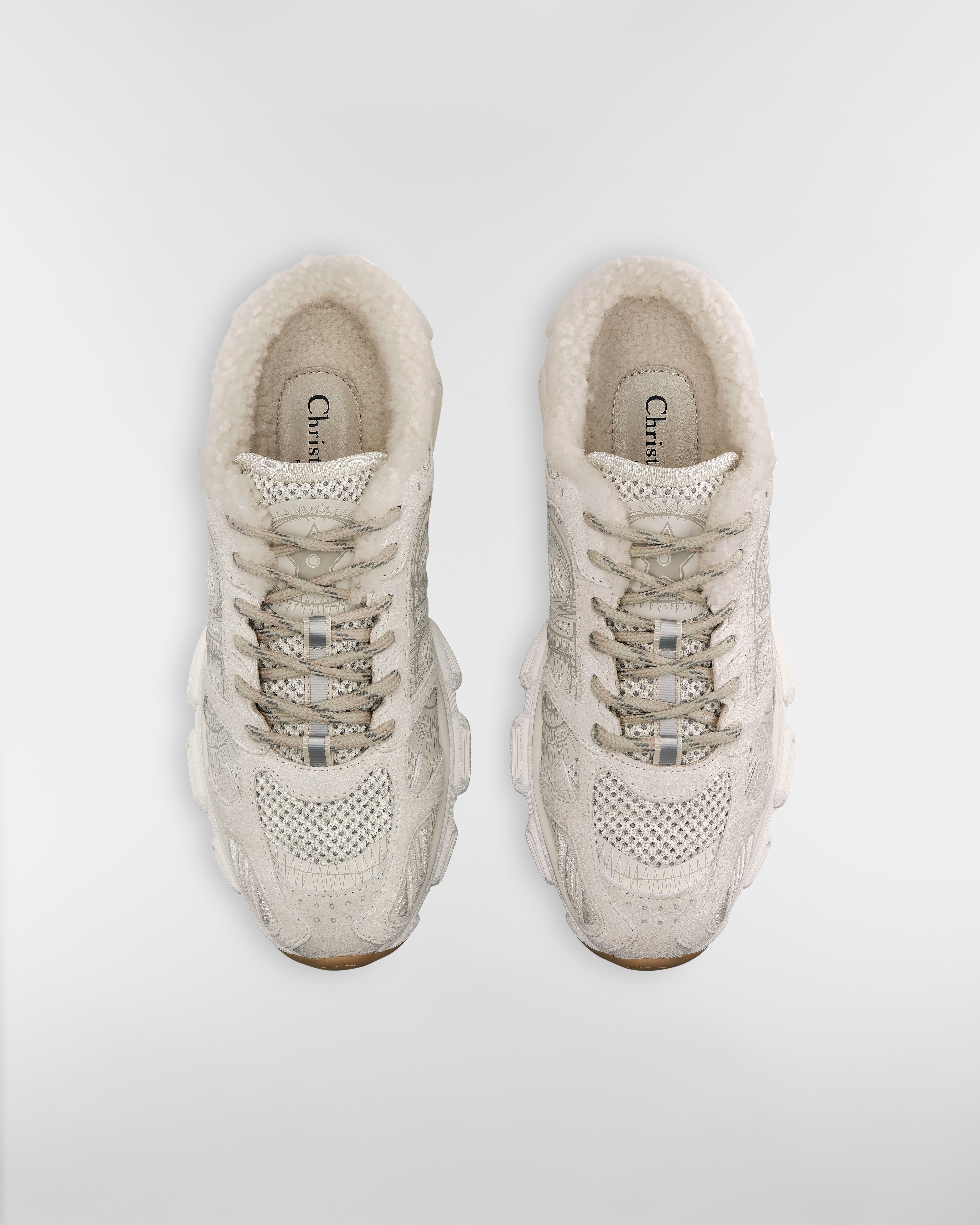 DiorAlps Dior Chrono スニーカー メッシュ & スエードカーフスキン E06