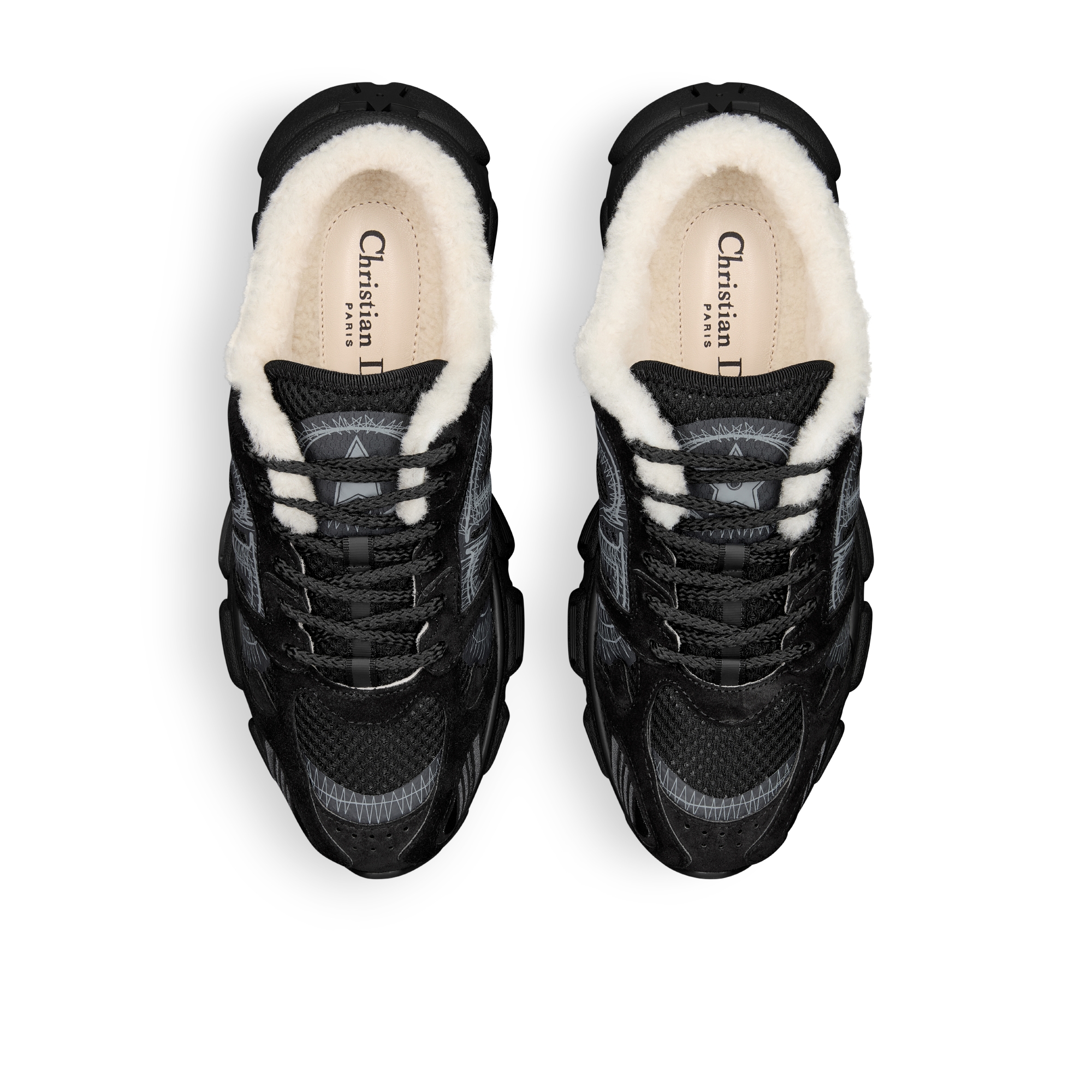 DiorAlps Dior Chrono スニーカー メッシュ & スエードカーフスキン E06