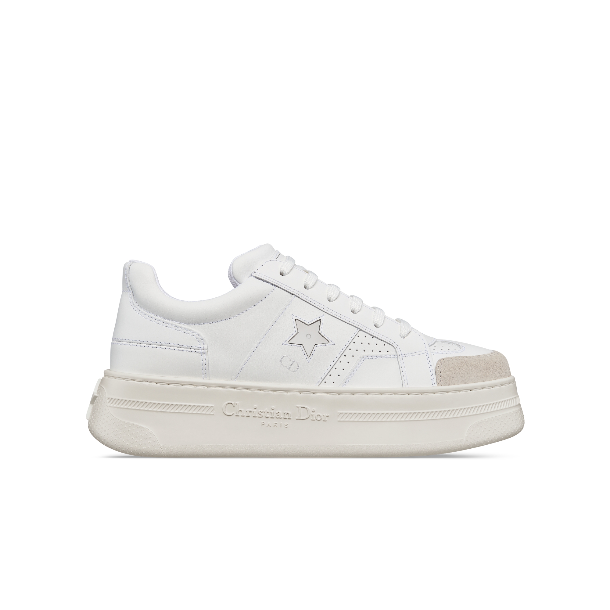 Dior Star プラットフォームスニーカー カーフスキン & スエードカーフスキン E02