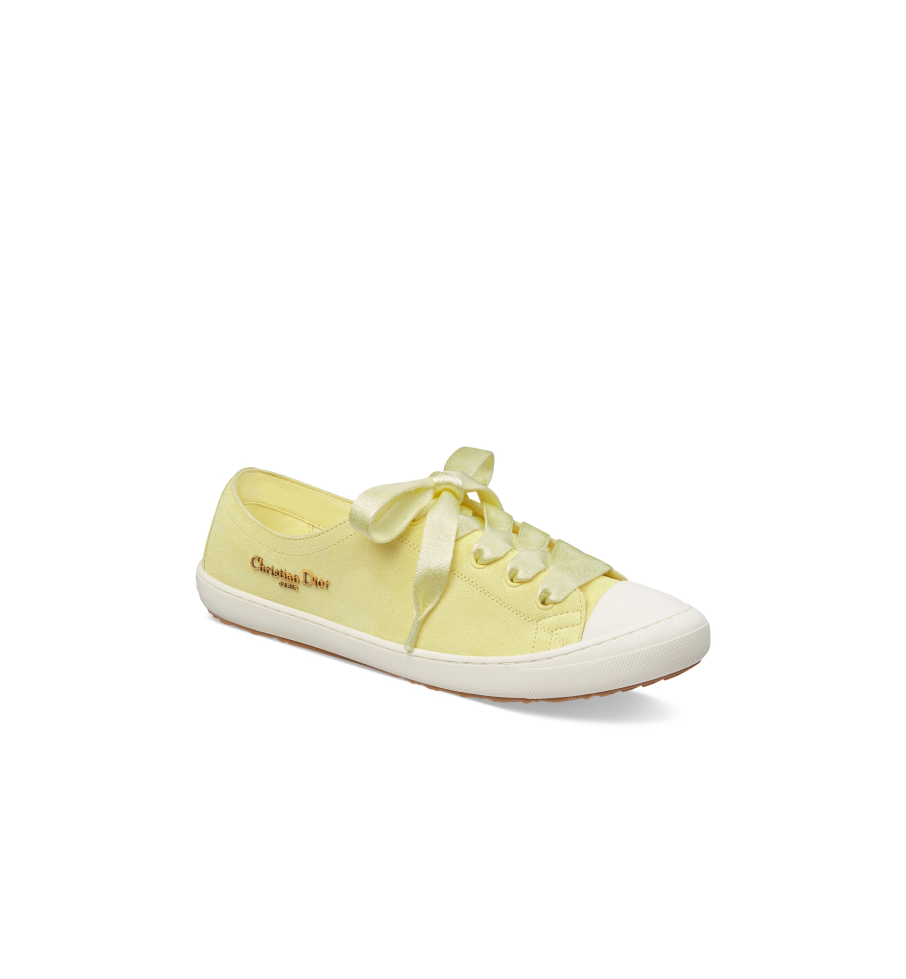 【日本未入荷カラーあり】Dior Dioriviera Lucky スニーカー Dior Lucky Sneaker Pastel Yellow Suede Calfskin | DIOR