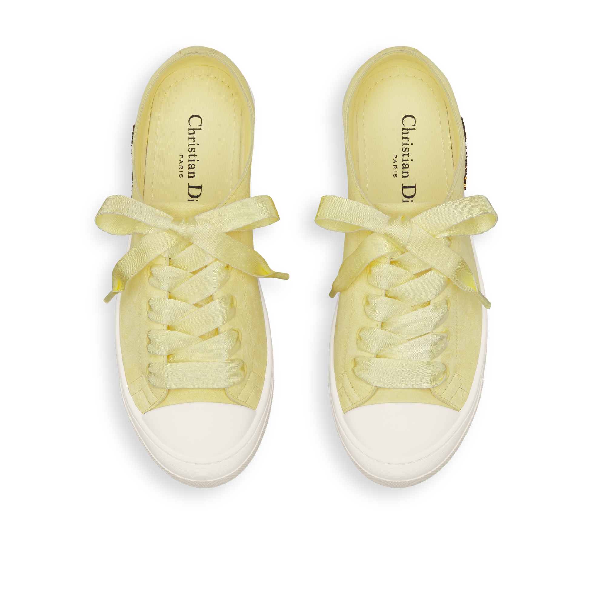 Dior Lucky Sneaker Pastel Yellow Suede Calfskin | DIOR