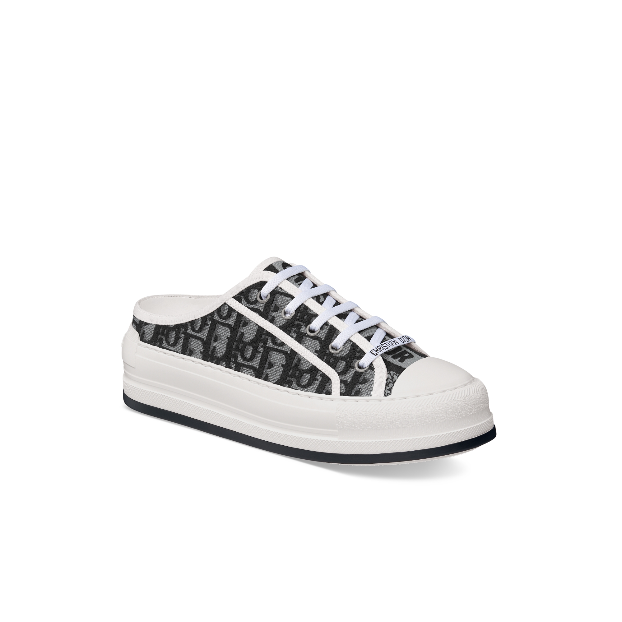 Walk'n'Dior プラットフォームスニーカー ディオール オブリーク エンブロイダリー コットン E03