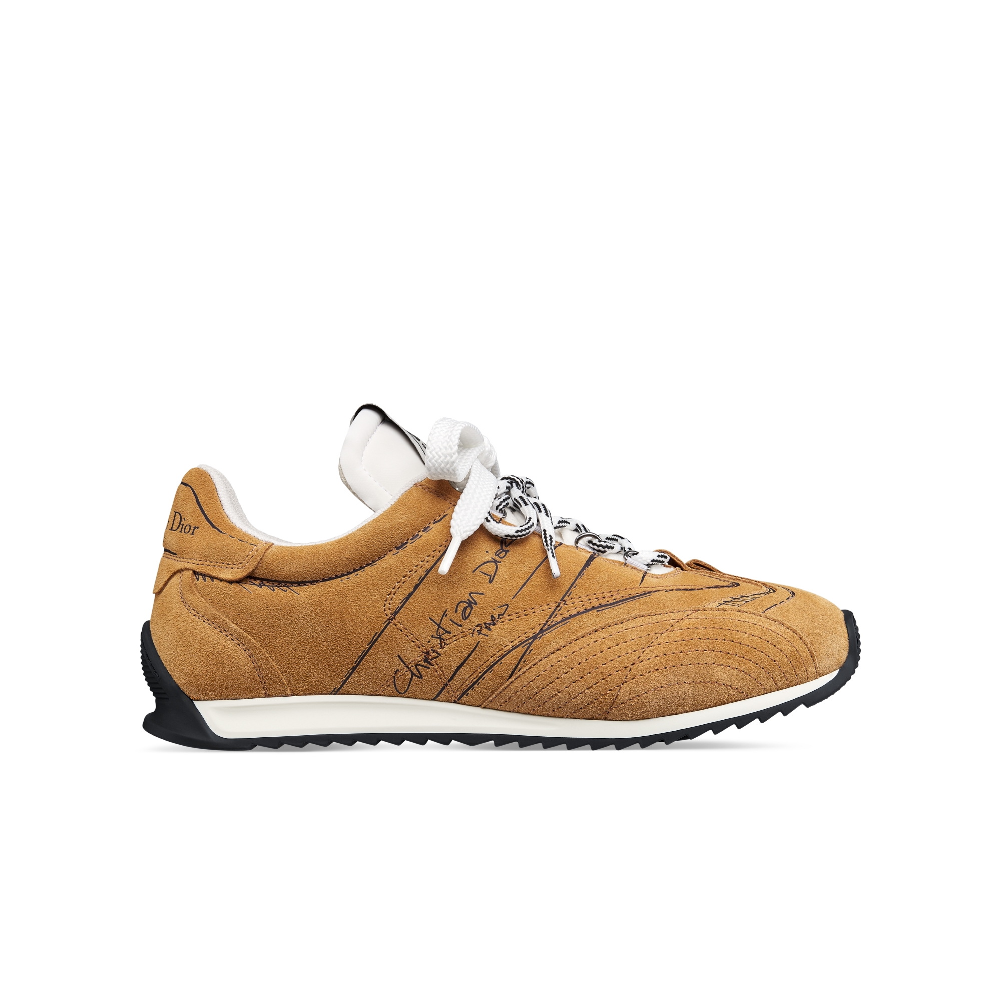 D-Sketch Sneaker Hazelnut Suede Calfskin E02 Hazelnut Suede Calfskin