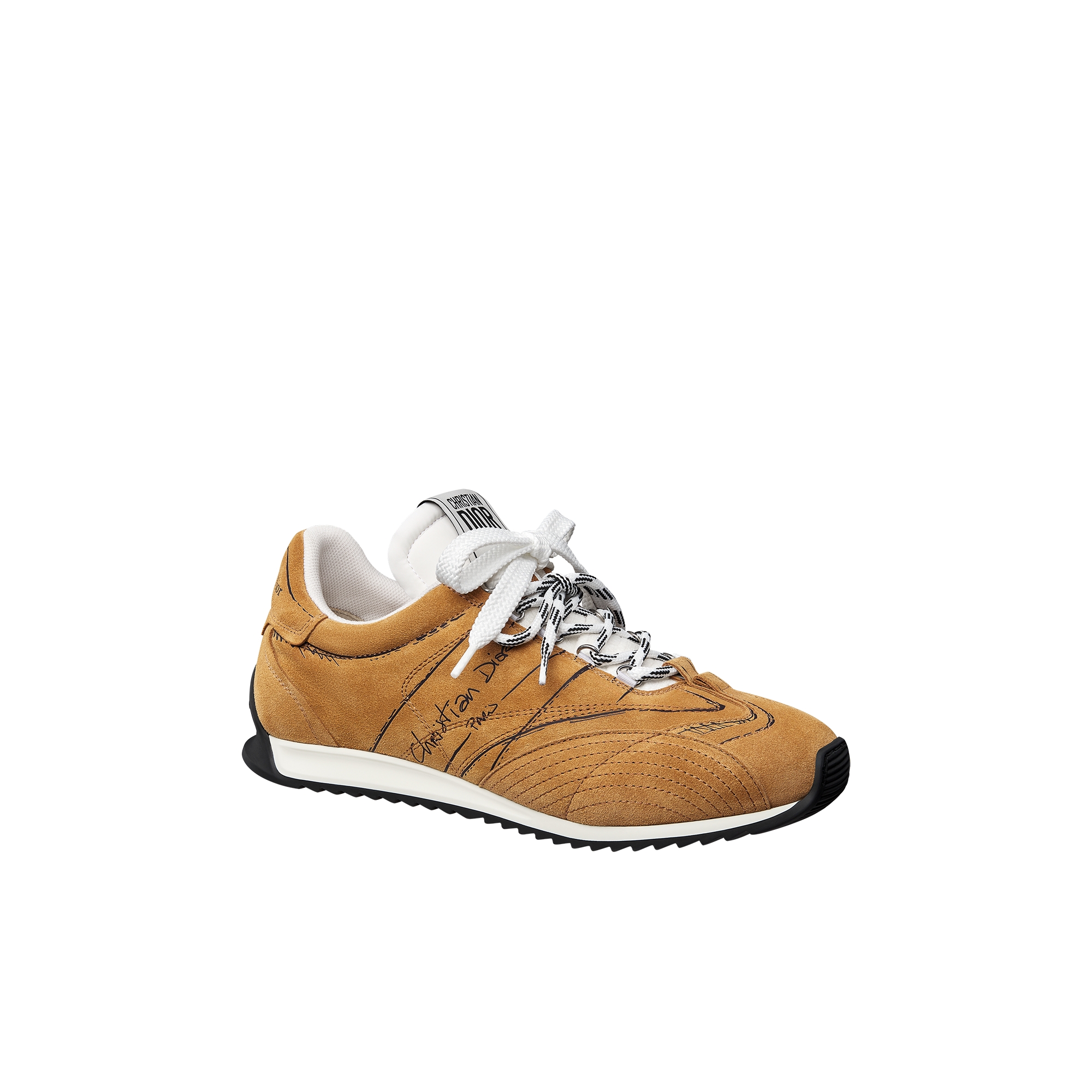 D-Sketch Sneaker Hazelnut Suede Calfskin E03