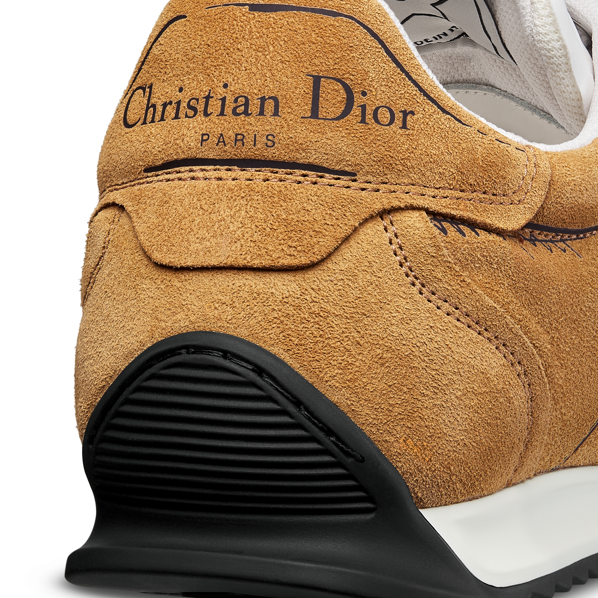 D-Sketch Sneaker Hazelnut Suede Calfskin E09