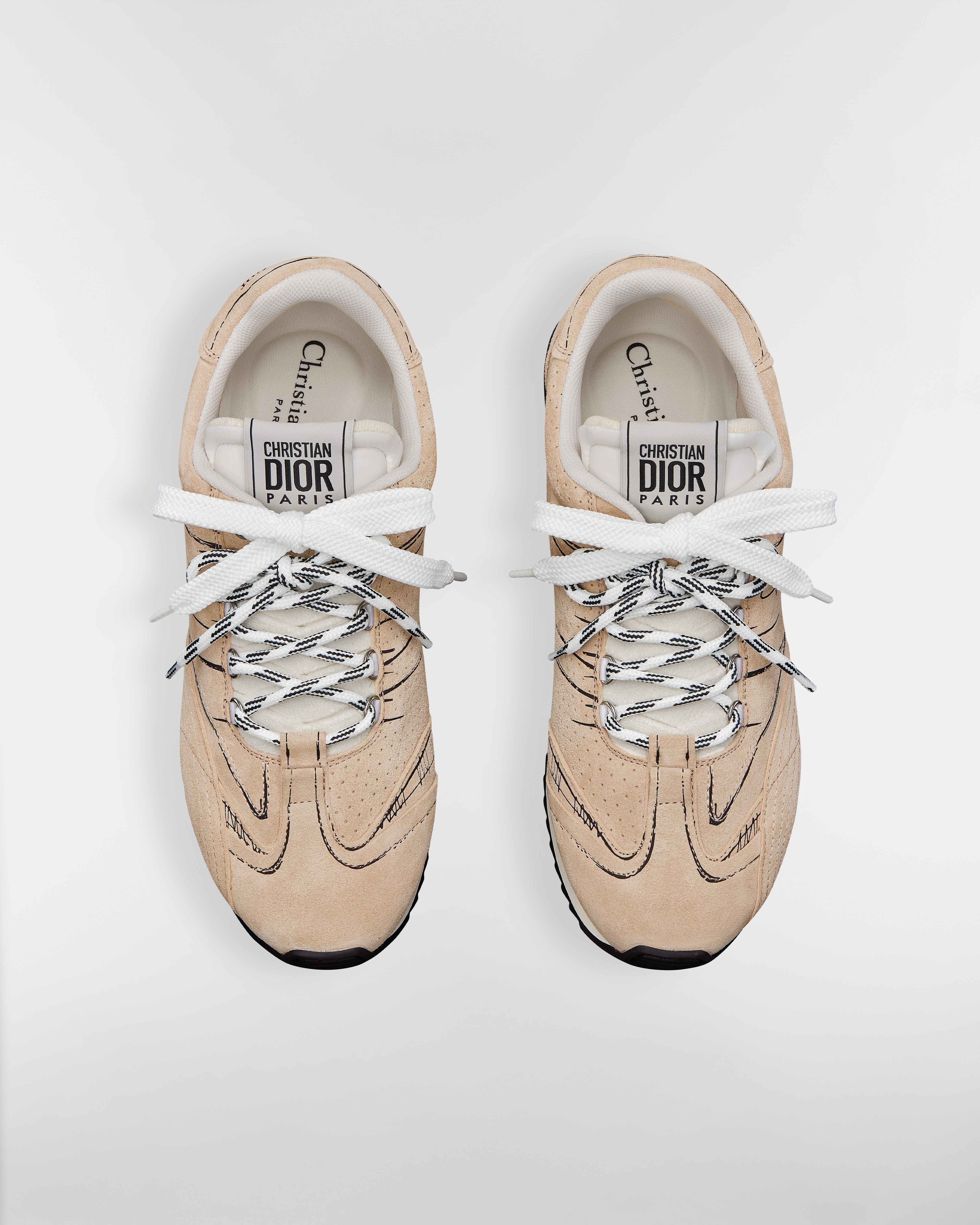 D-Sketch スニーカー スエードカーフスキン E06