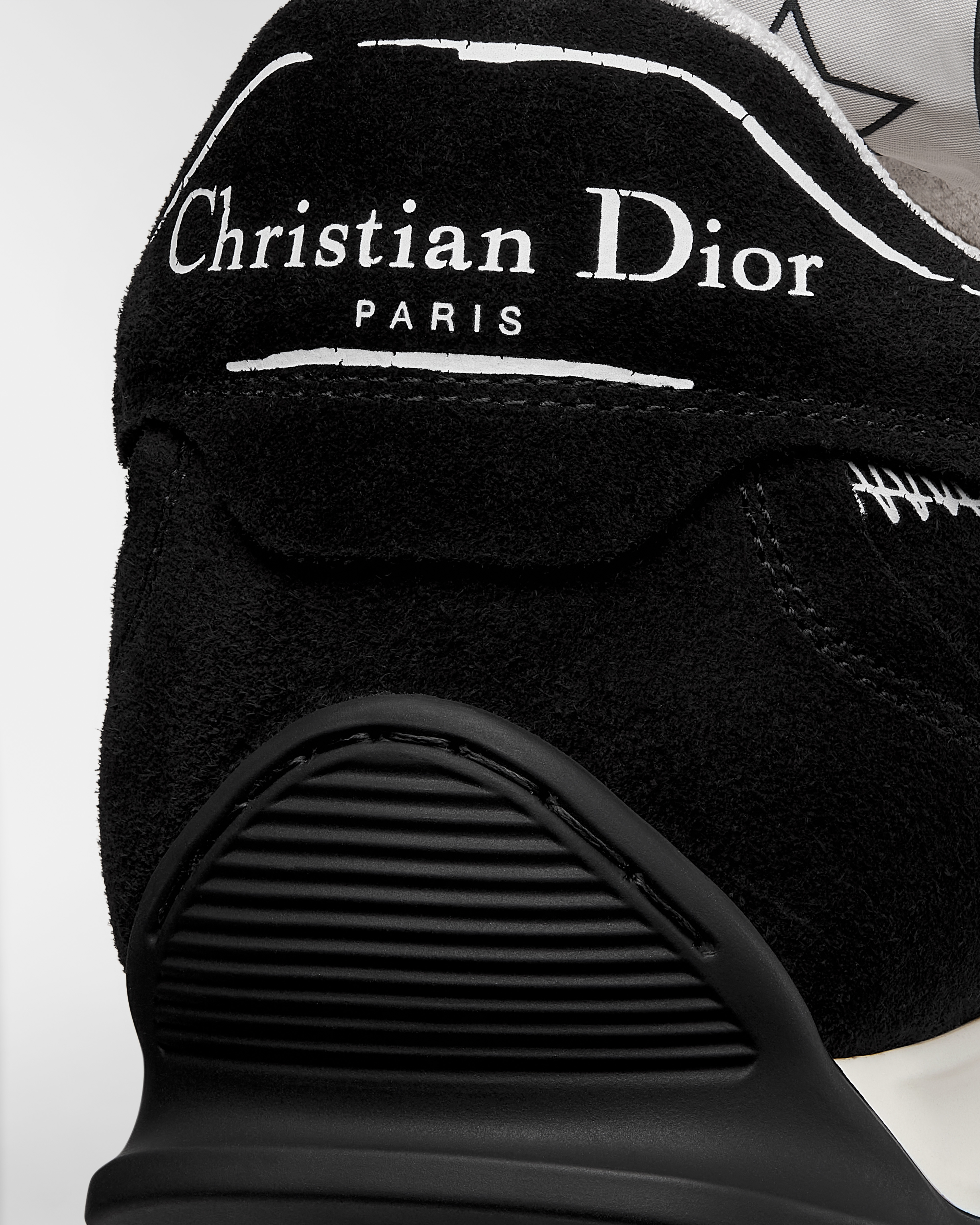 D-Sketch Sneaker Black Suede Calfskin E09