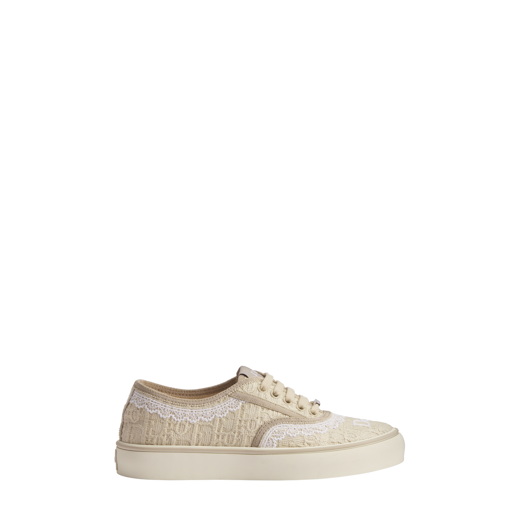 Dior Saltwind Sneaker Trench Dior Oblique Embroidered Cotton and White Lace E02