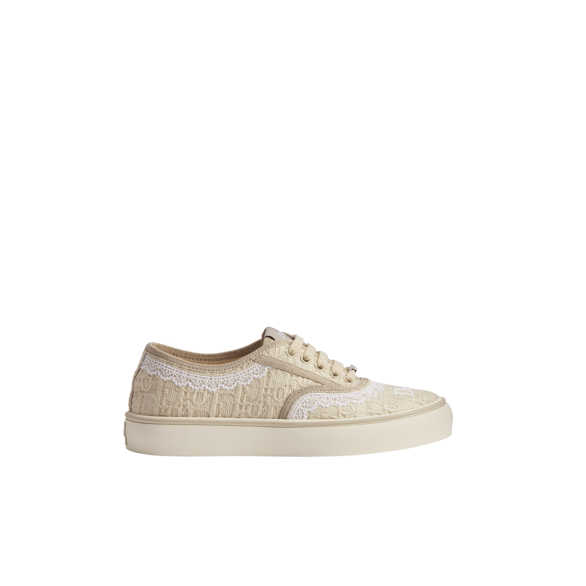  Trench Dior Oblique Embroidered Cotton and White Lace