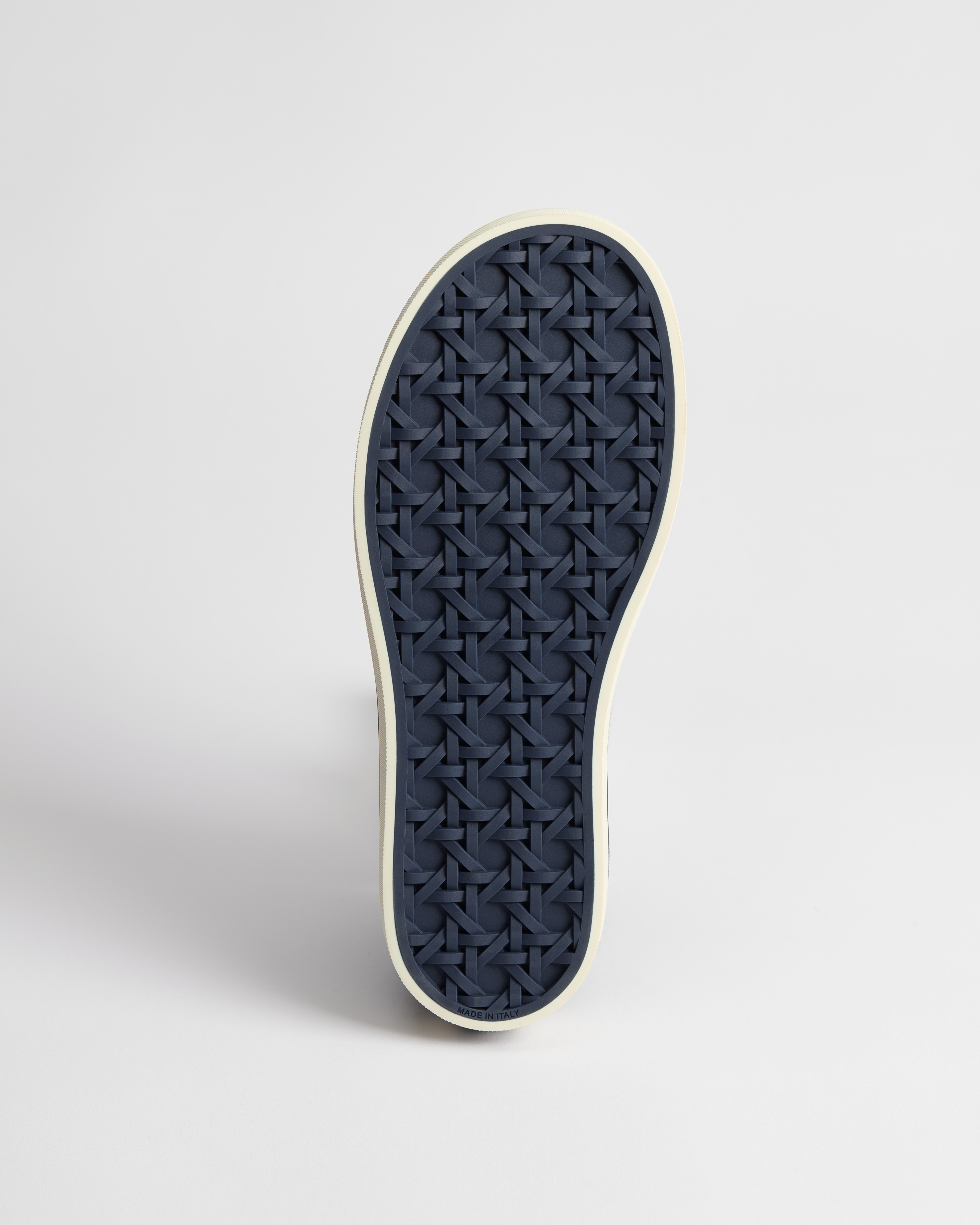 Dior Saltwind-sneaker Blauw katoen geborduurd met Dior Oblique-motief en ecru kant E13