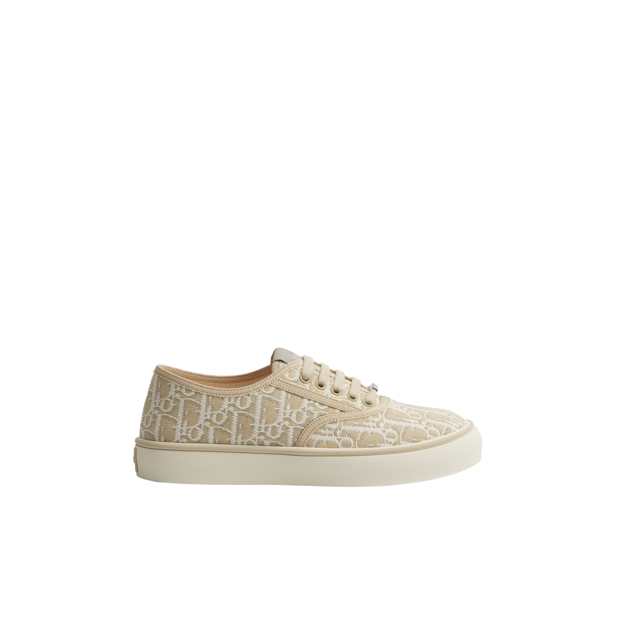 Dior Saltwind Sneaker Beige Dior Oblique Embroidered Cotton E02
