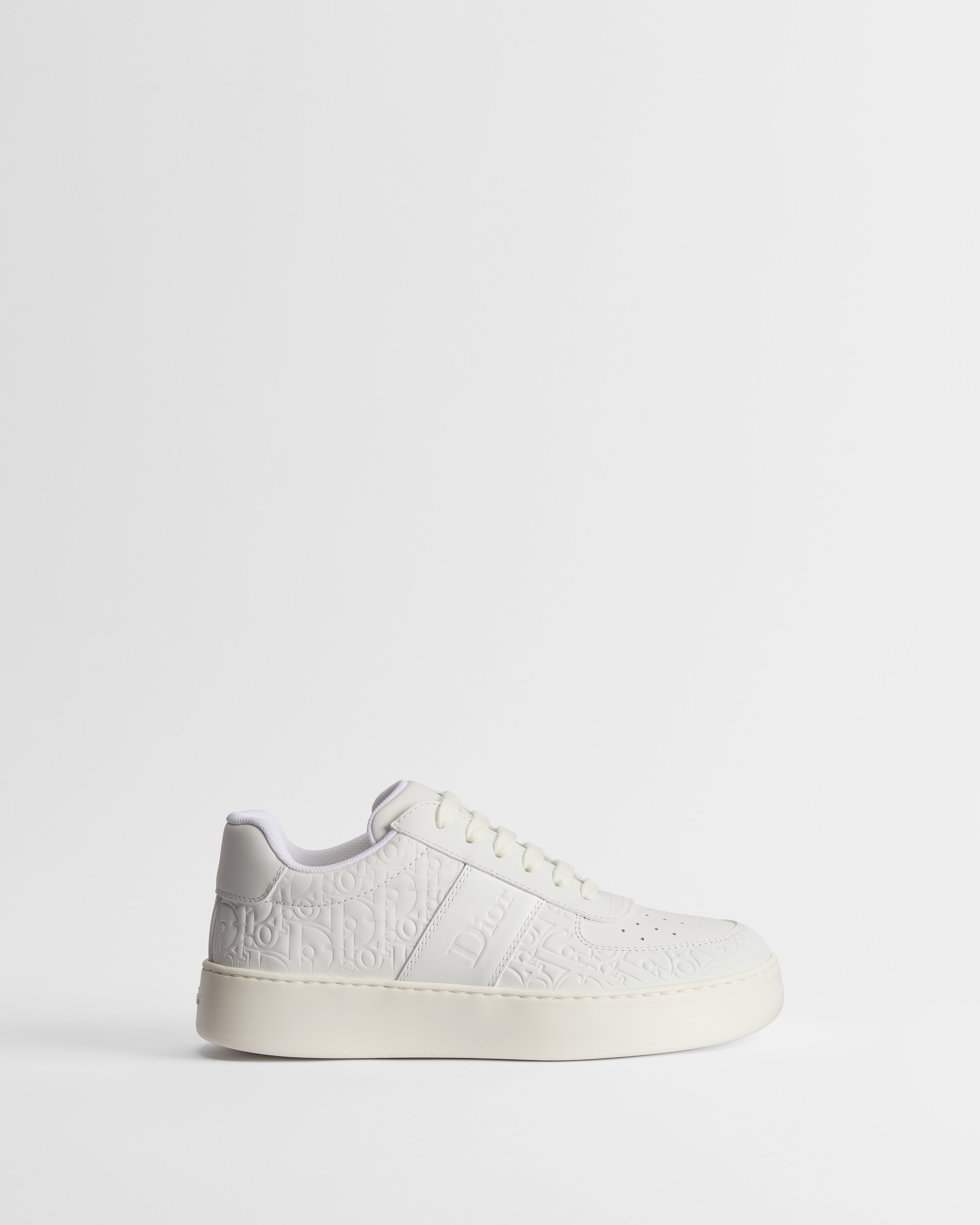 Dior Star Sneaker Dior Oblique Kalbsleder in Weiß E02