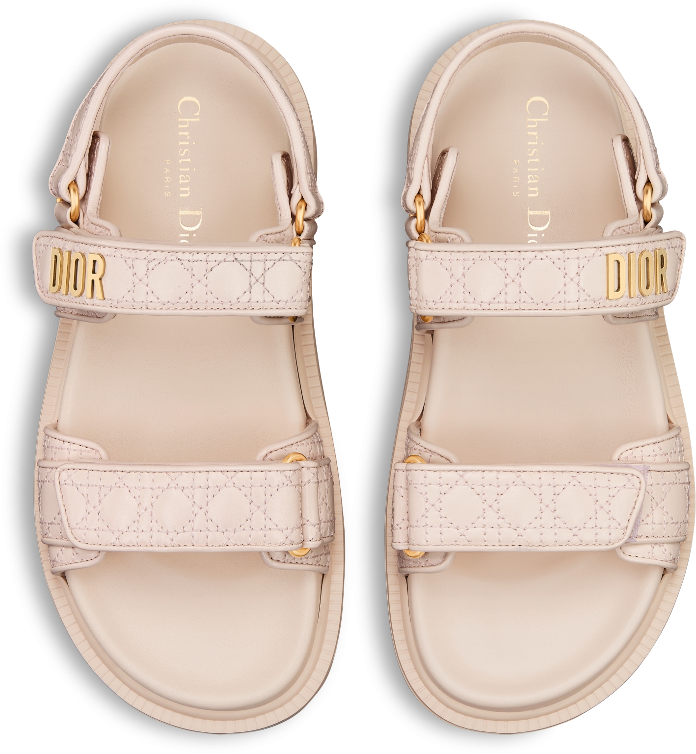 Dioract カナージュ キルティング カーフスキン サンダル DIOR | Dioract サンダル カナージュ キルティング カーフスキン