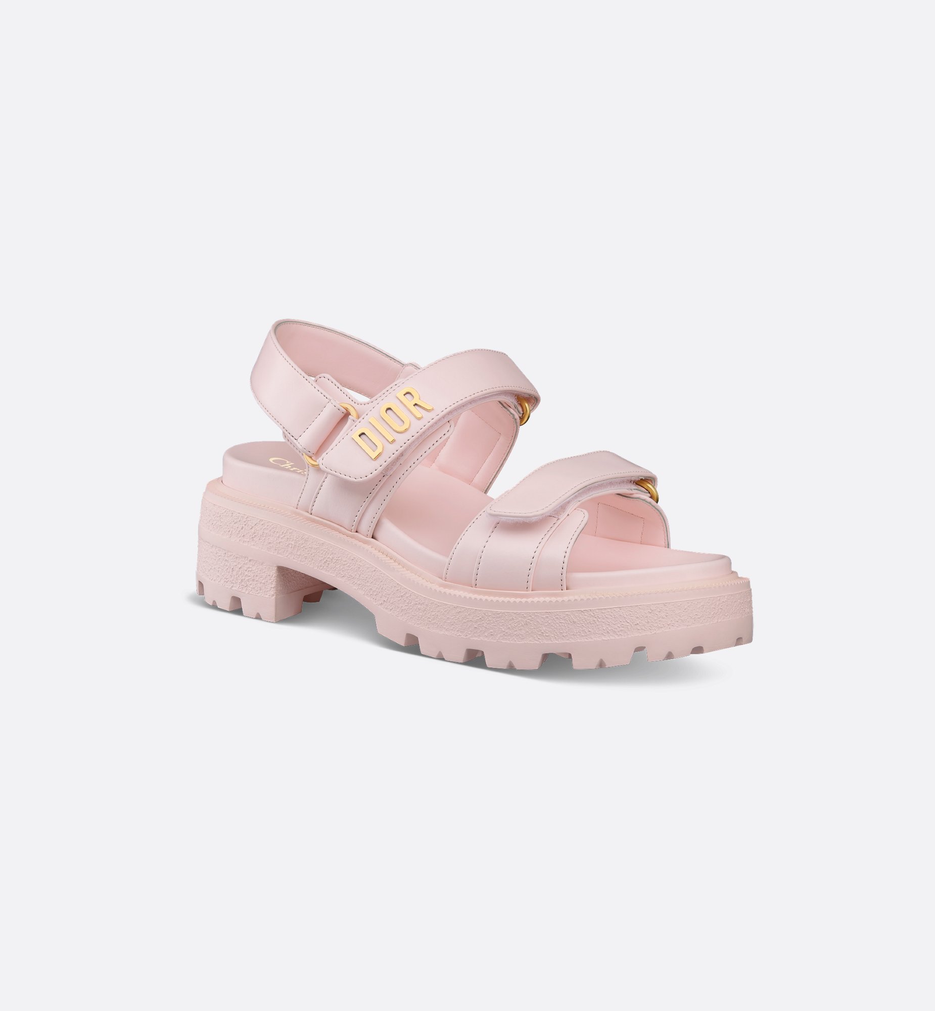 Dioract Platform Sandal White Lambskin | DIOR Dioract Platform Sandal White Lambskin | DIOR