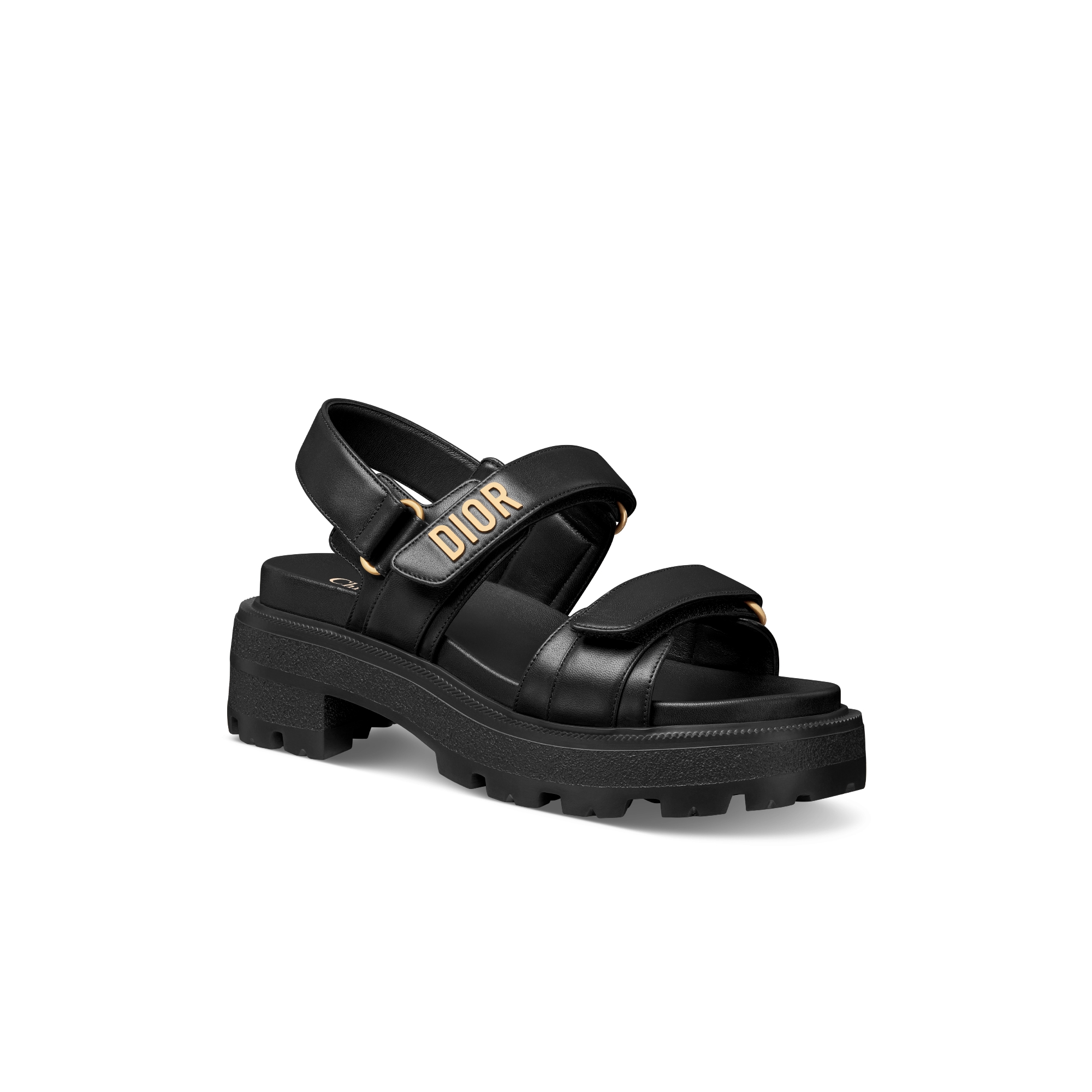 Dior Boy Platform Loafer Black Brushed Calfskin | DIOR