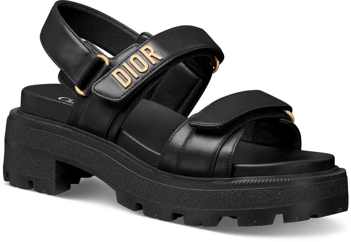 Dioract Platform Sandal Three quarter closed view