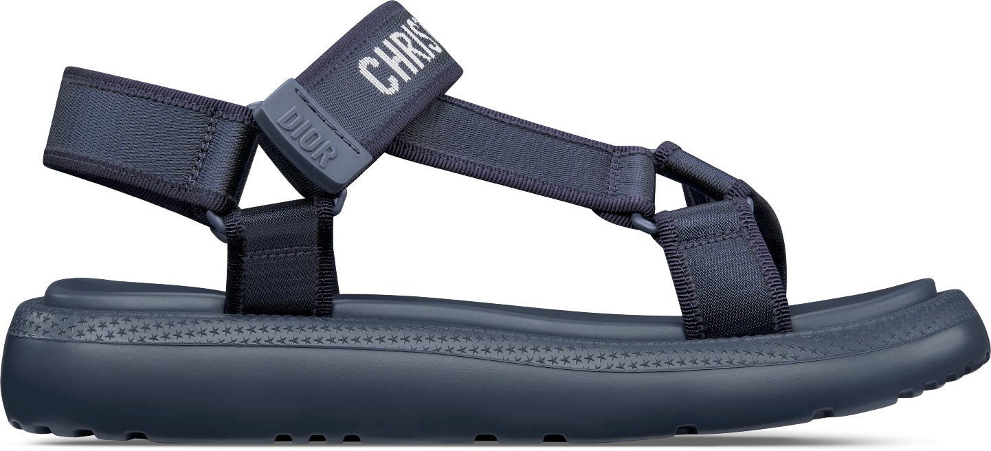 Dioriviera D Wave Sandal Deep Blue Technical Fabric DIOR