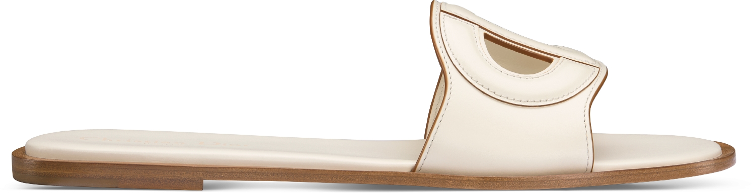 Slide White Calfskin DIOR