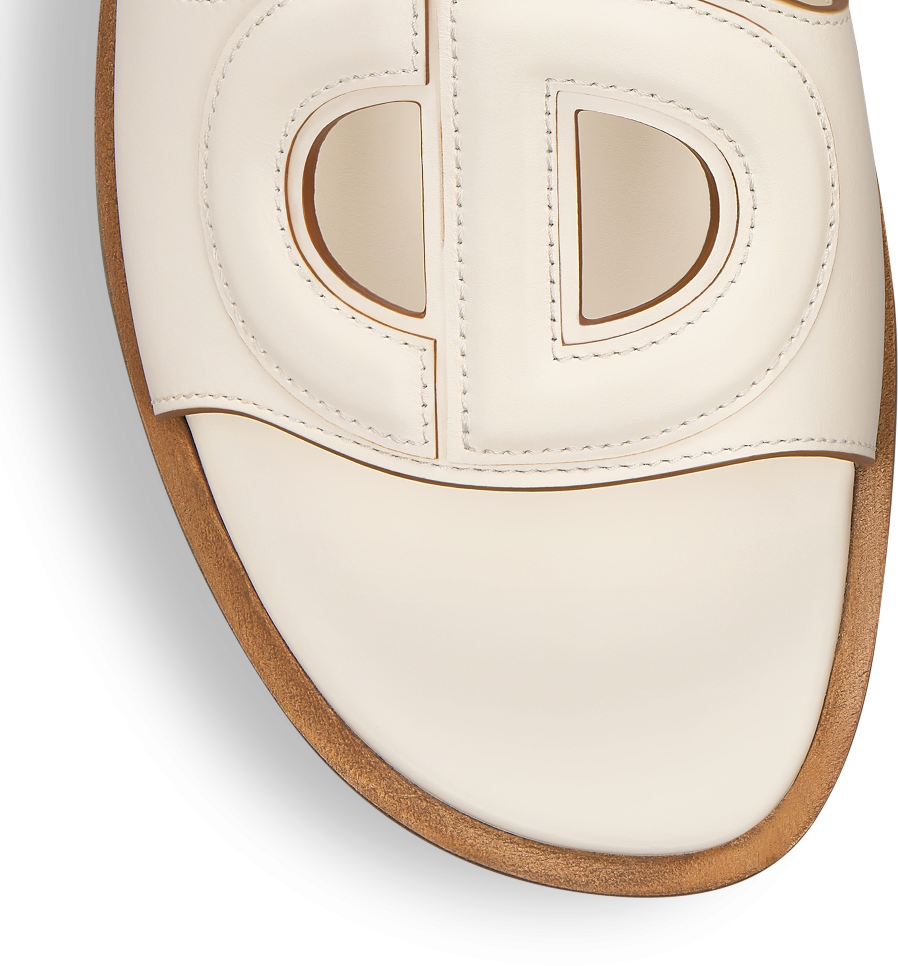 Slide White Calfskin DIOR