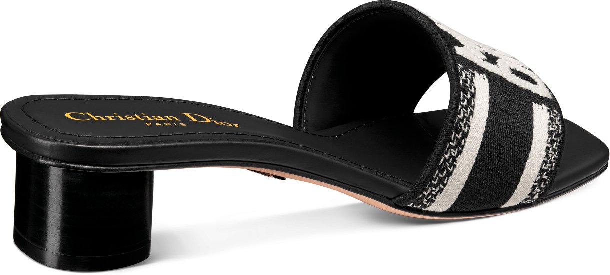 Dway Heeled Slide Three quarter back view