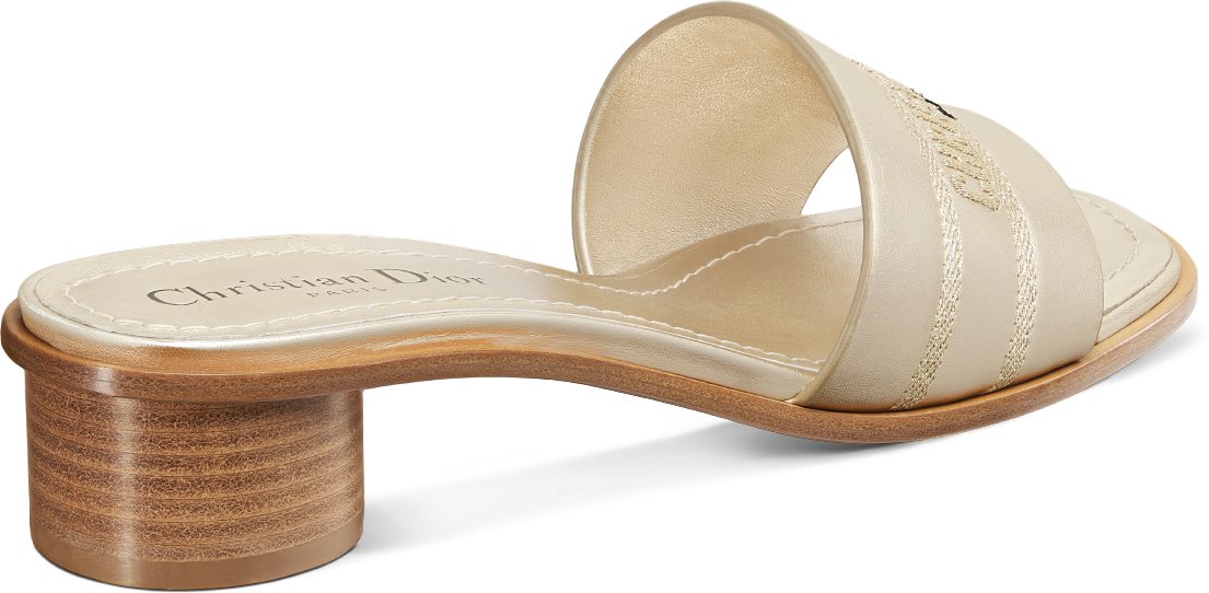 Dway Heeled Slide Three quarter back view