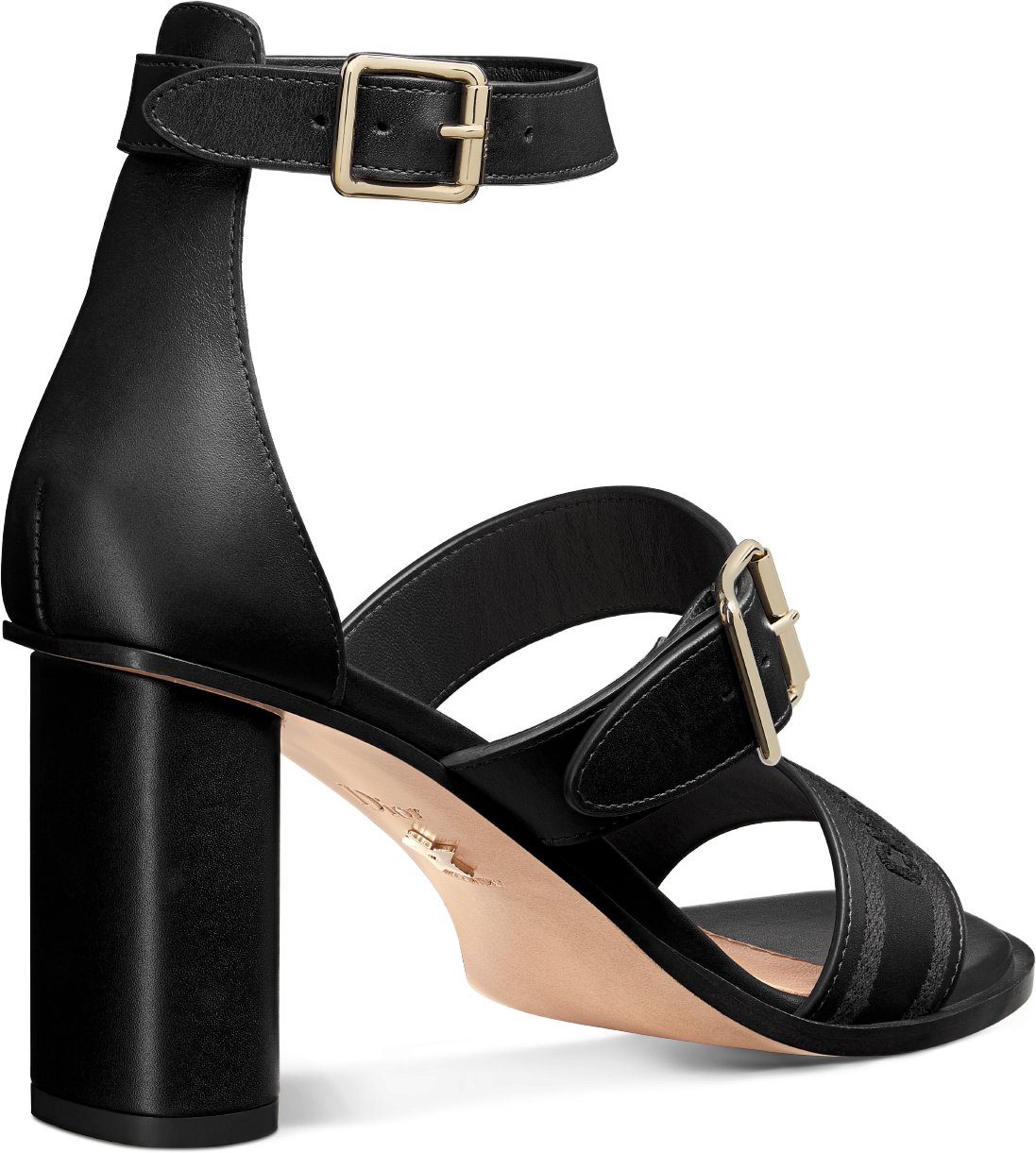 Dway Heeled Sandal Three quarter back view