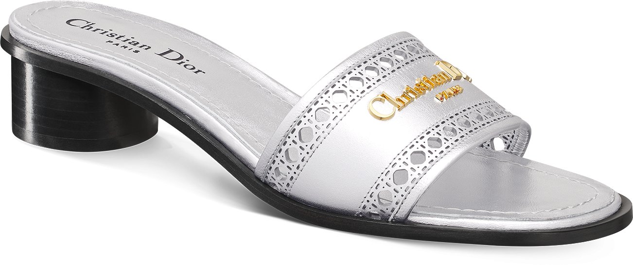 Dior Or D-Lane Slide mit Absatz aria_threeQuarterClosedView