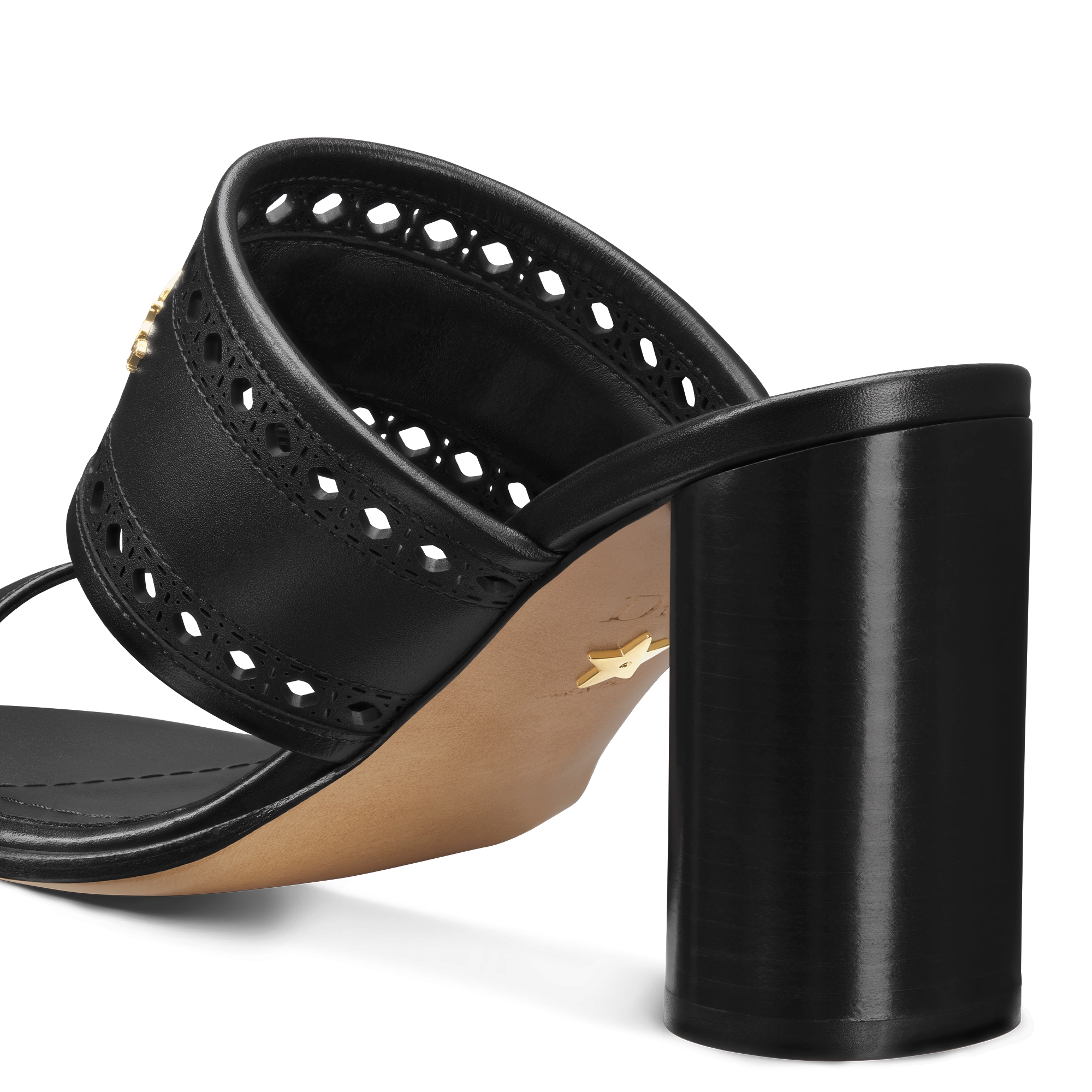 Mule - simili cuir - noir / ref : AS95 main image 1