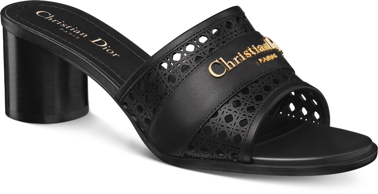 D-Lane Heeled Slide Three quarter closed view