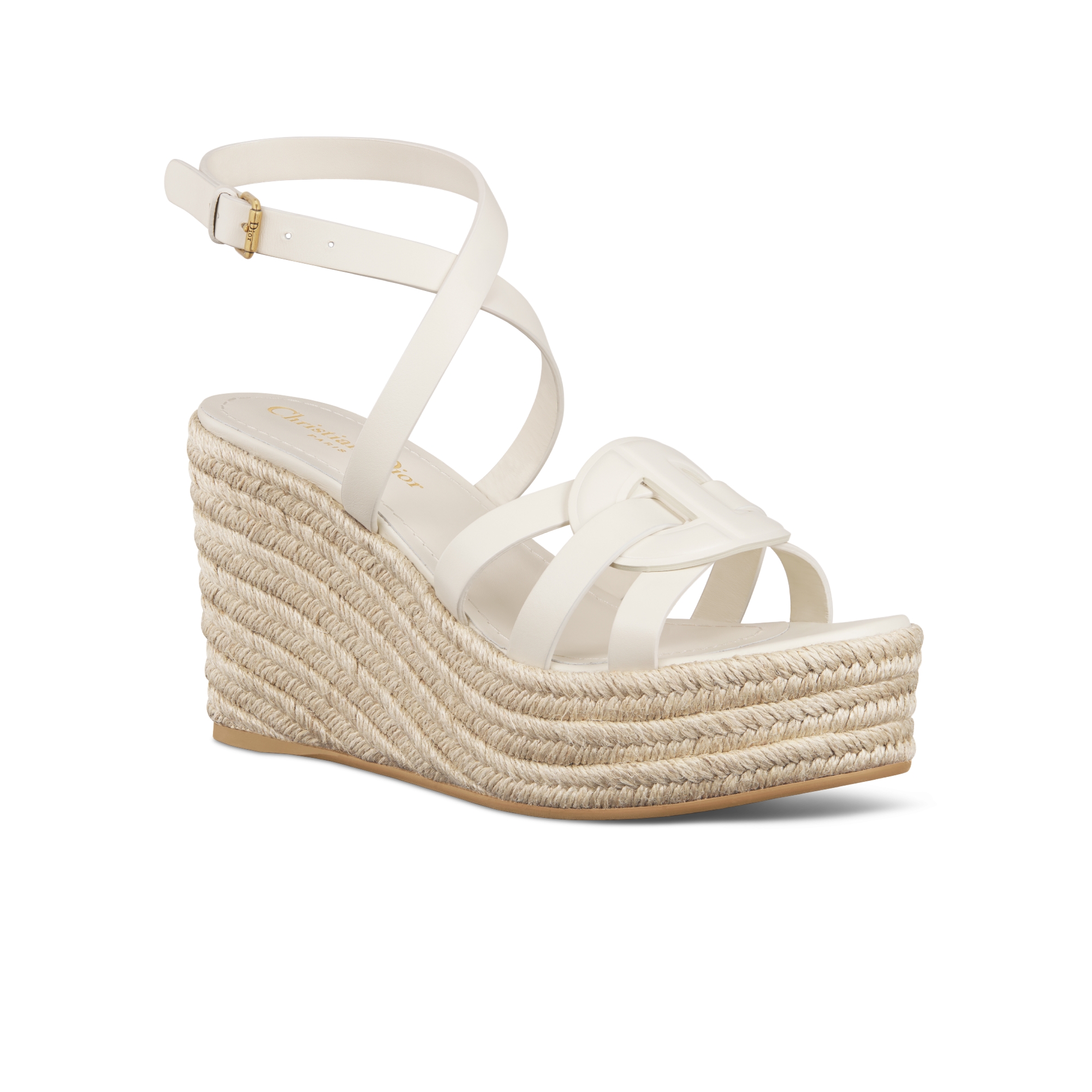 DIOR 30 Montaigne ウェッジスライド 36サイズ 30 Montaigne Wedge Slide Camel Calfskin | DIOR