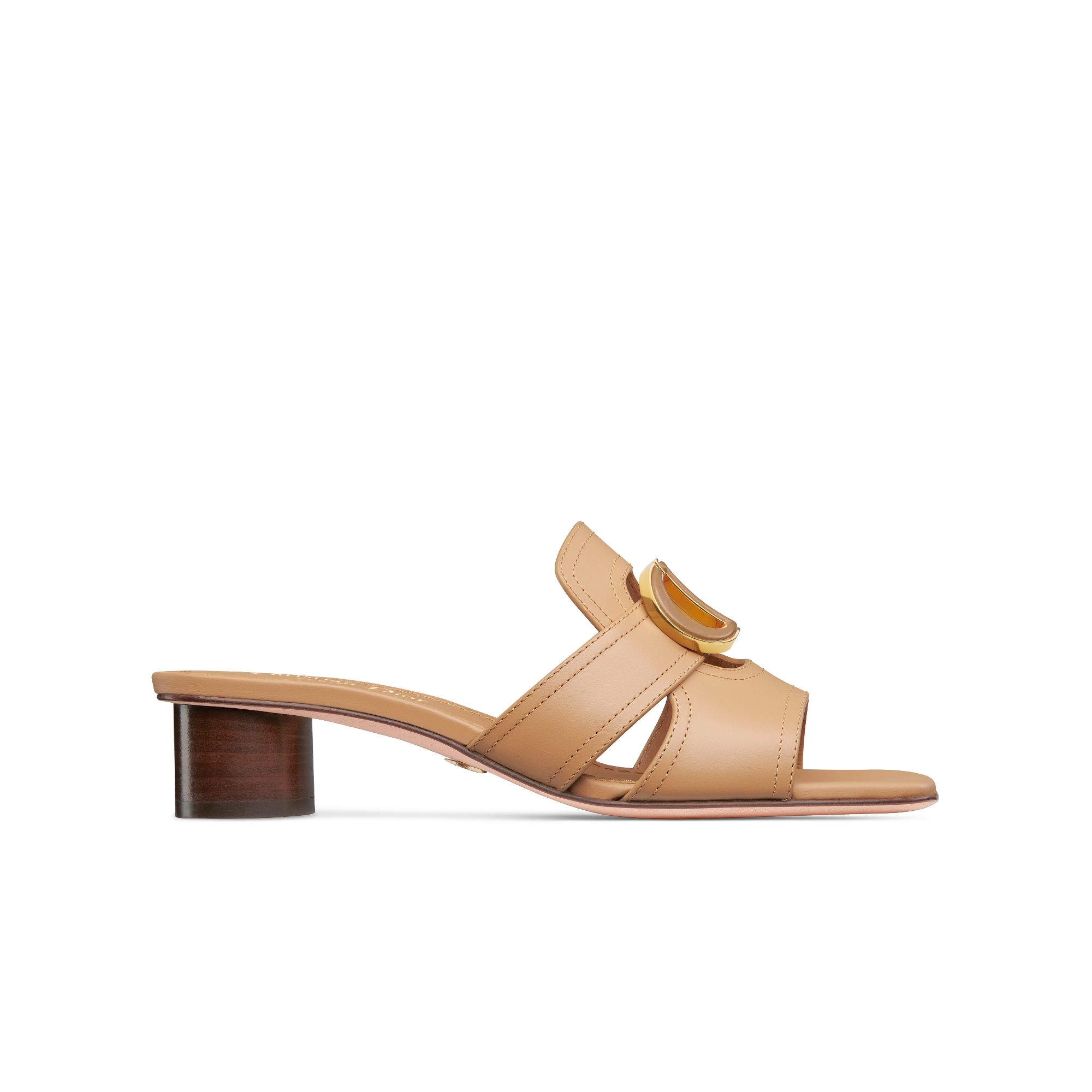 BAGUETTE 24 IN WHITE WOOL AND CAMEL BROWN RAFFIA CALFSKIN TRIM main image 0