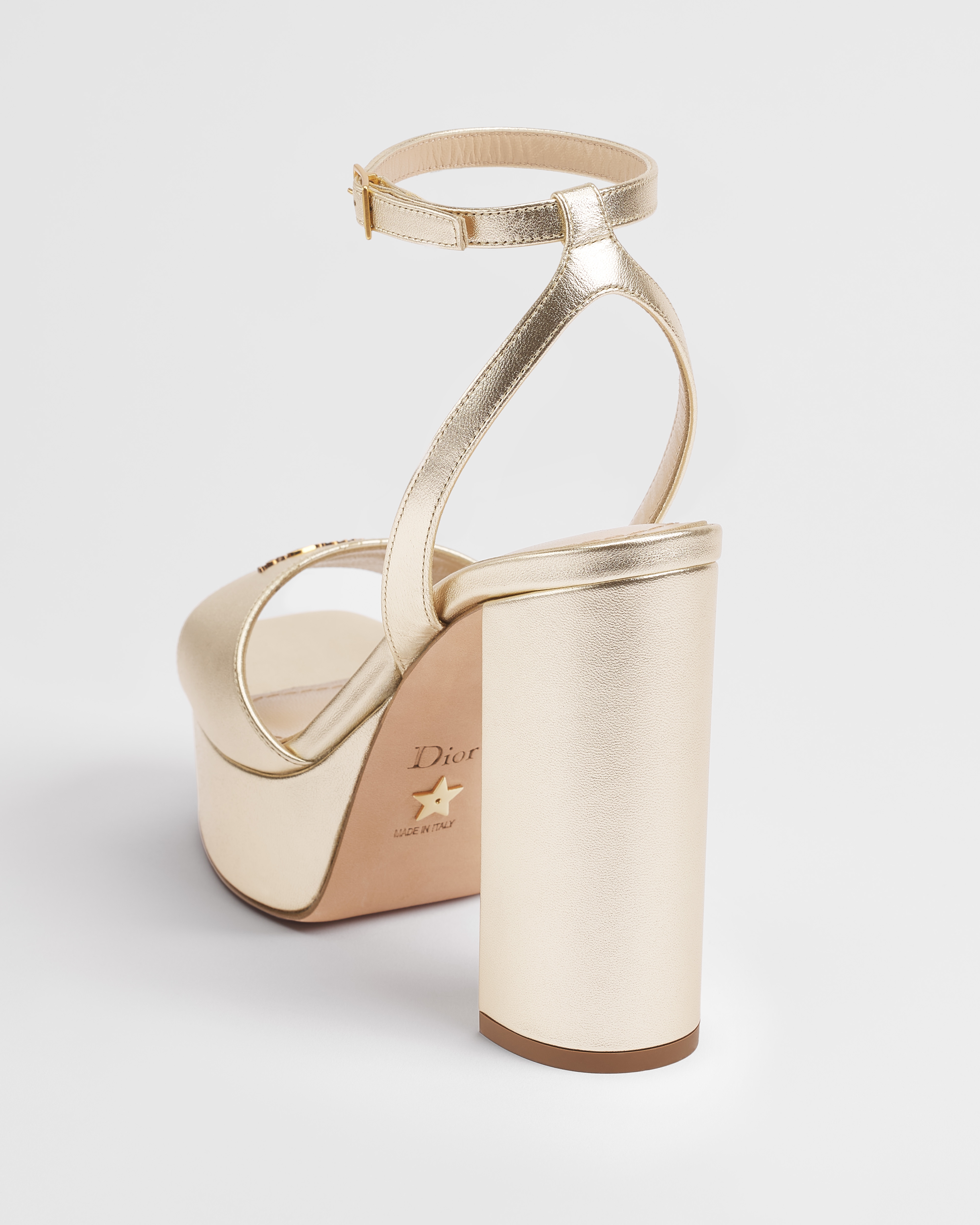 Dior Or D-Lane Platform Sandal