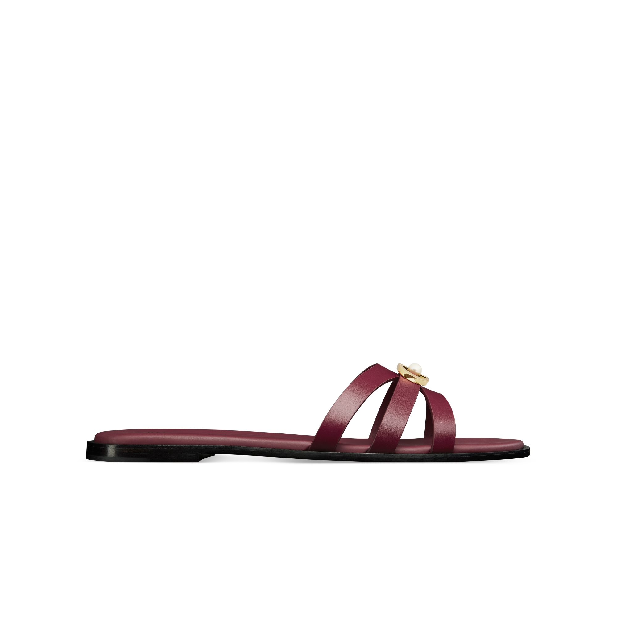 30M Slide Deep Burgundy Calfskin E02 Deep Burgundy Calfskin