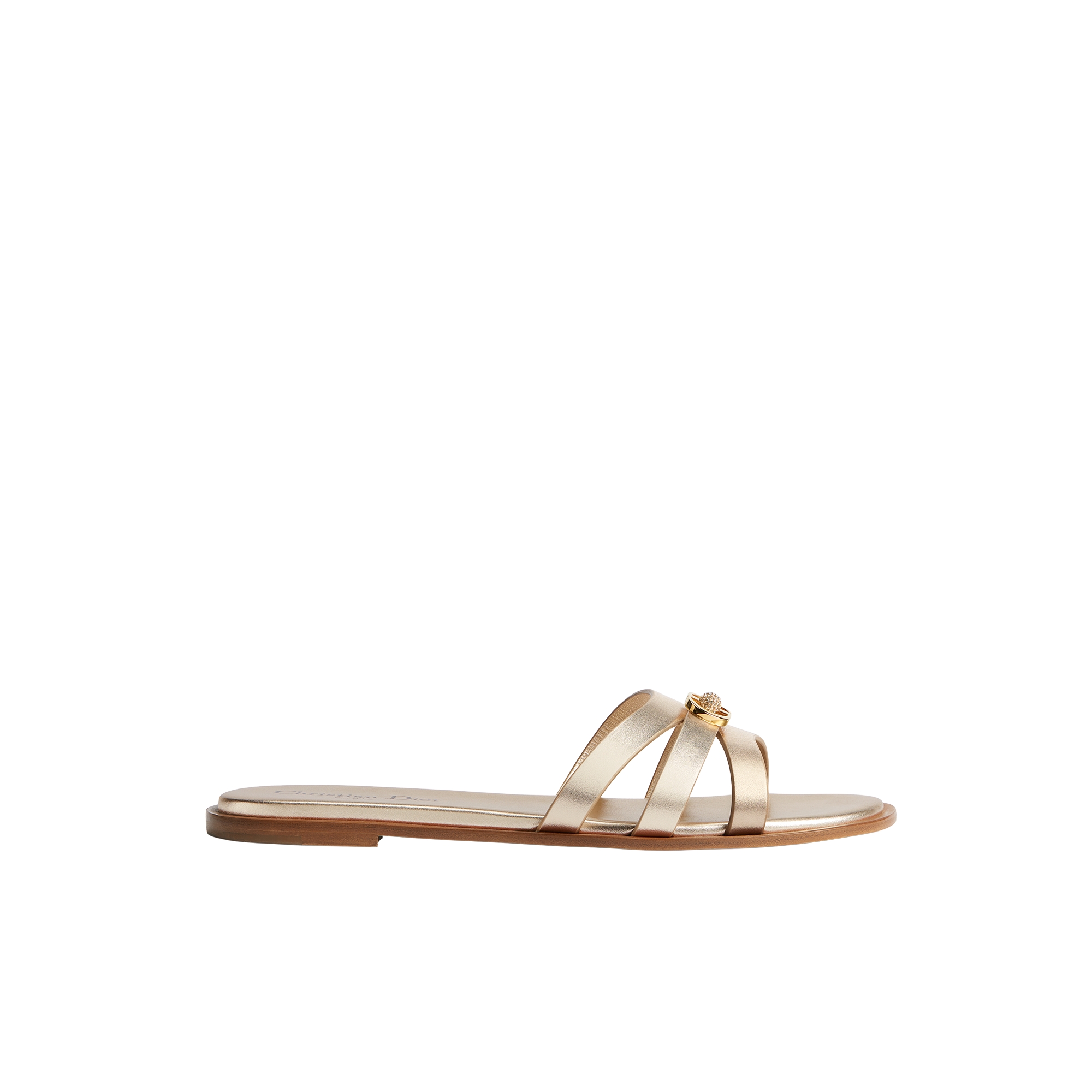  Gold-Tone Laminated Calfskin