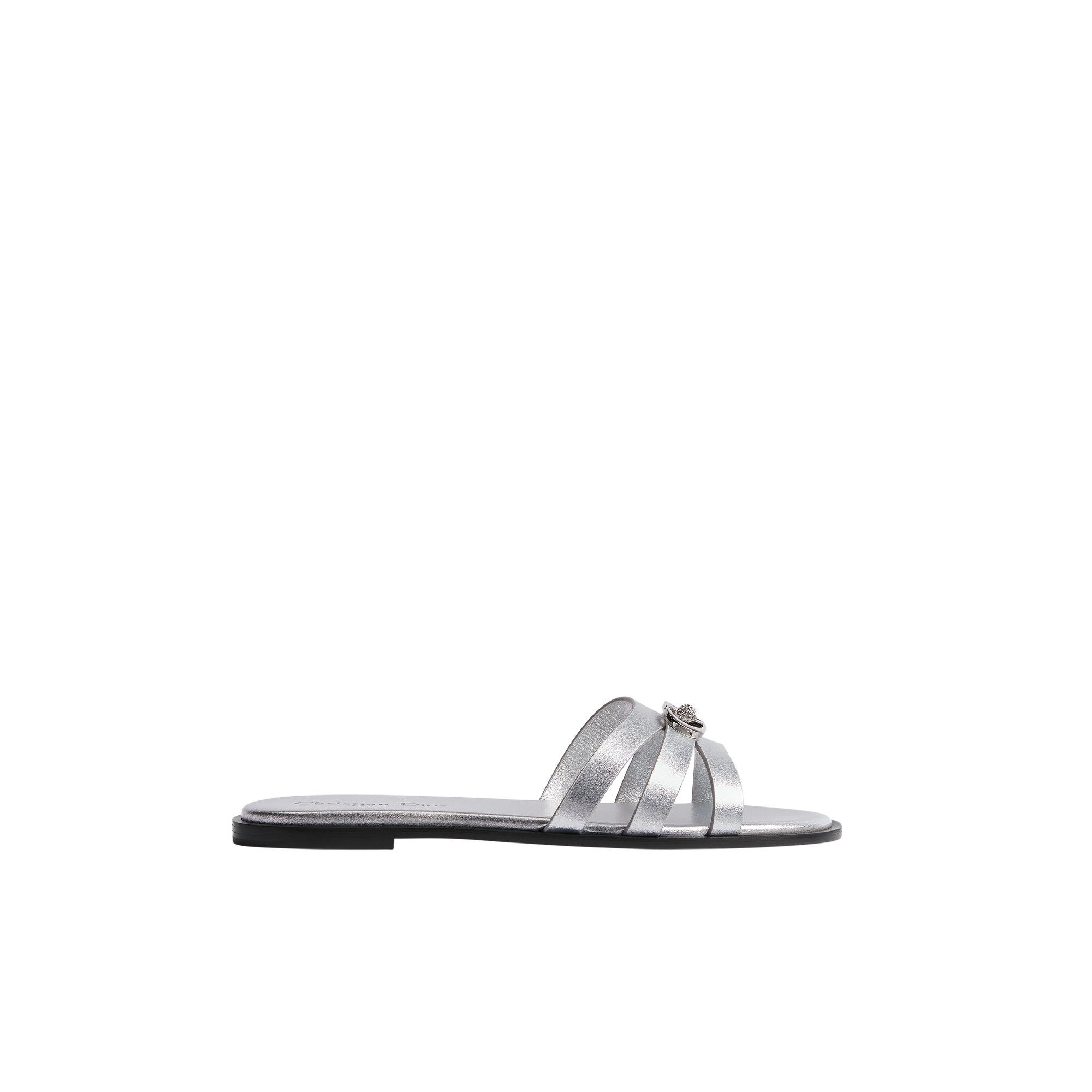  Silver-Tone Laminated Calfskin