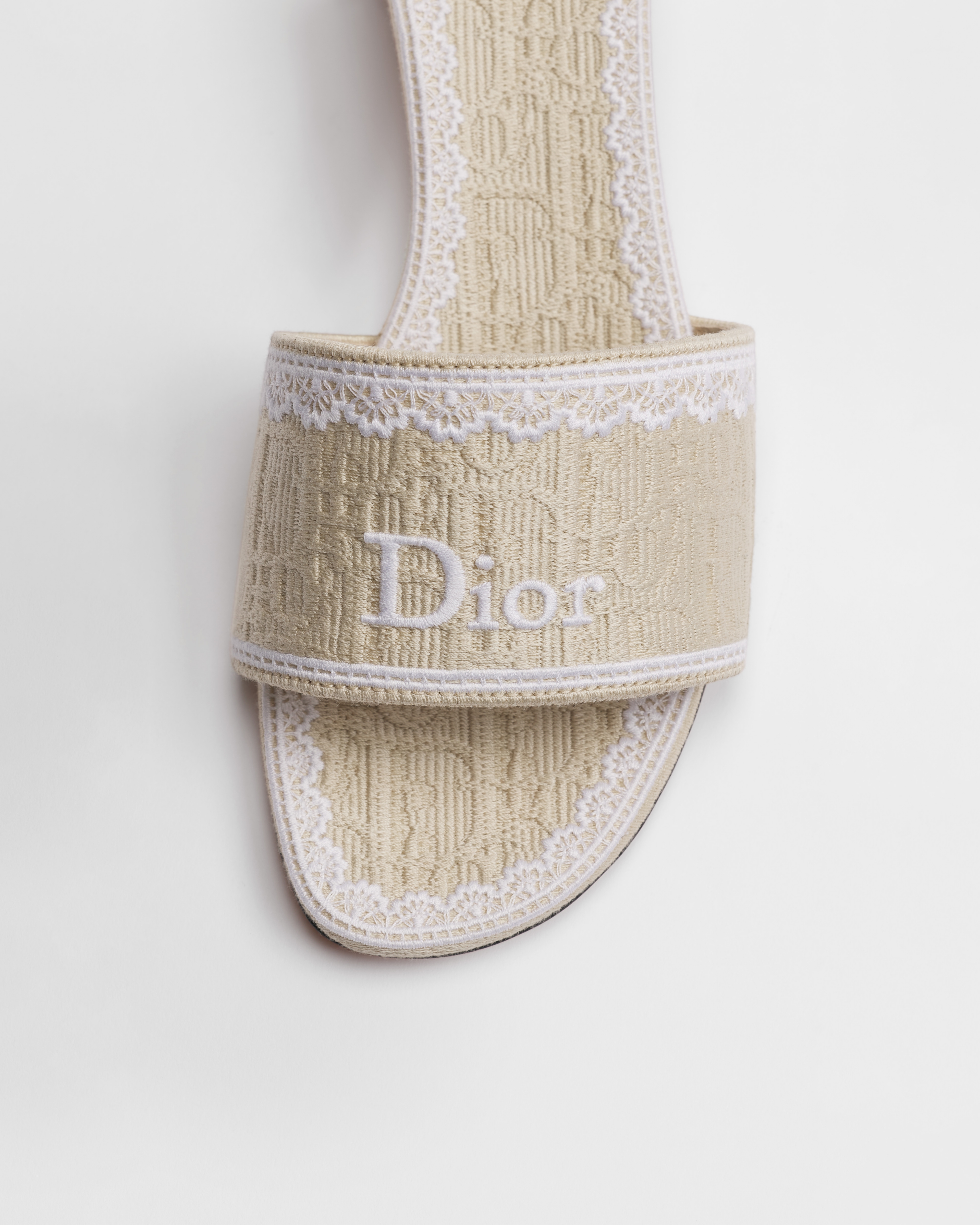 Dior Dentelle Heeled Slide
